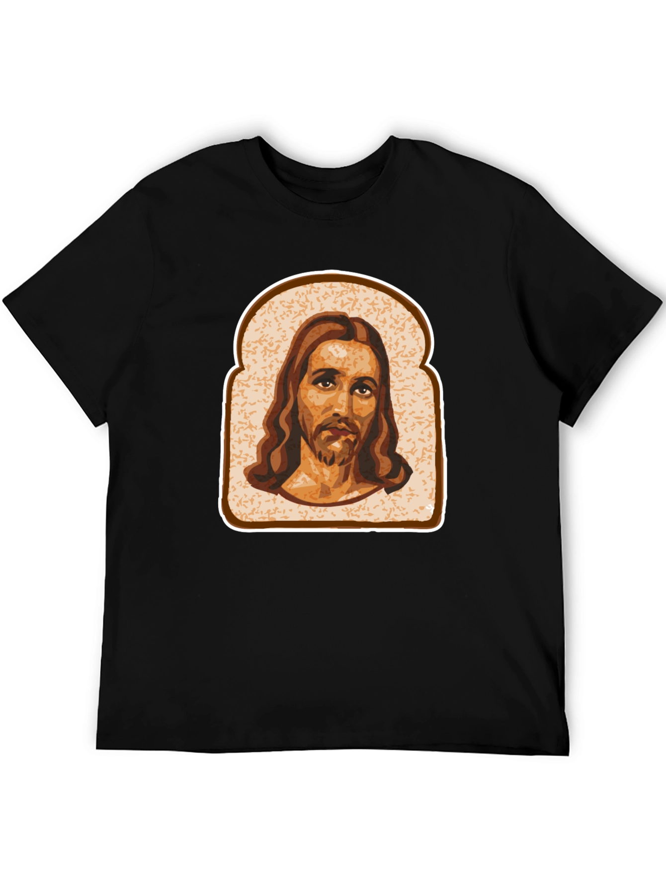 Jesus Toast Graphic T-Shirt - Novelty Tee