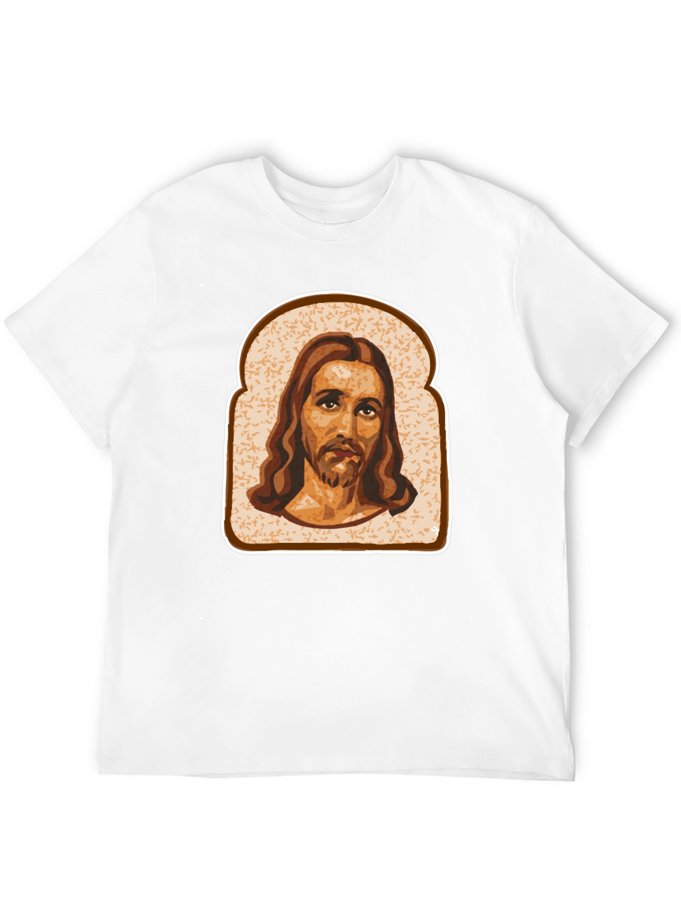 Jesus Toast Graphic T-Shirt - Novelty Tee