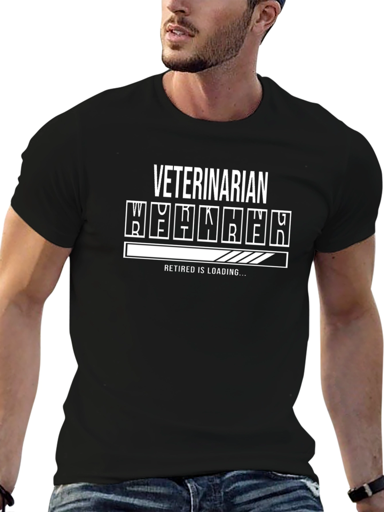 Veterinarian Retired Loading T-Shirt