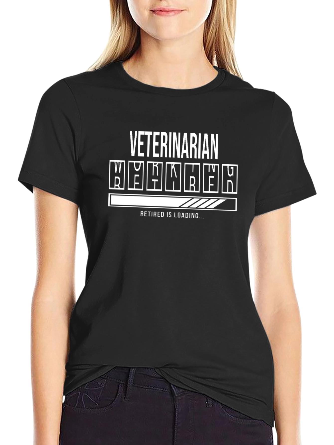 Veterinarian Retired Loading T-Shirt