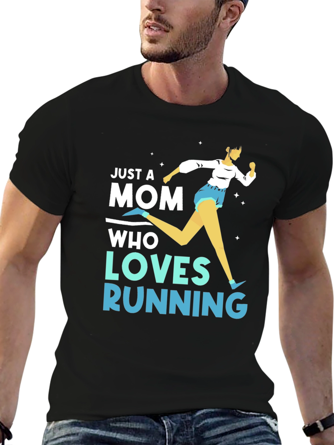 Just a Mom Who Loves Running T-Shirt