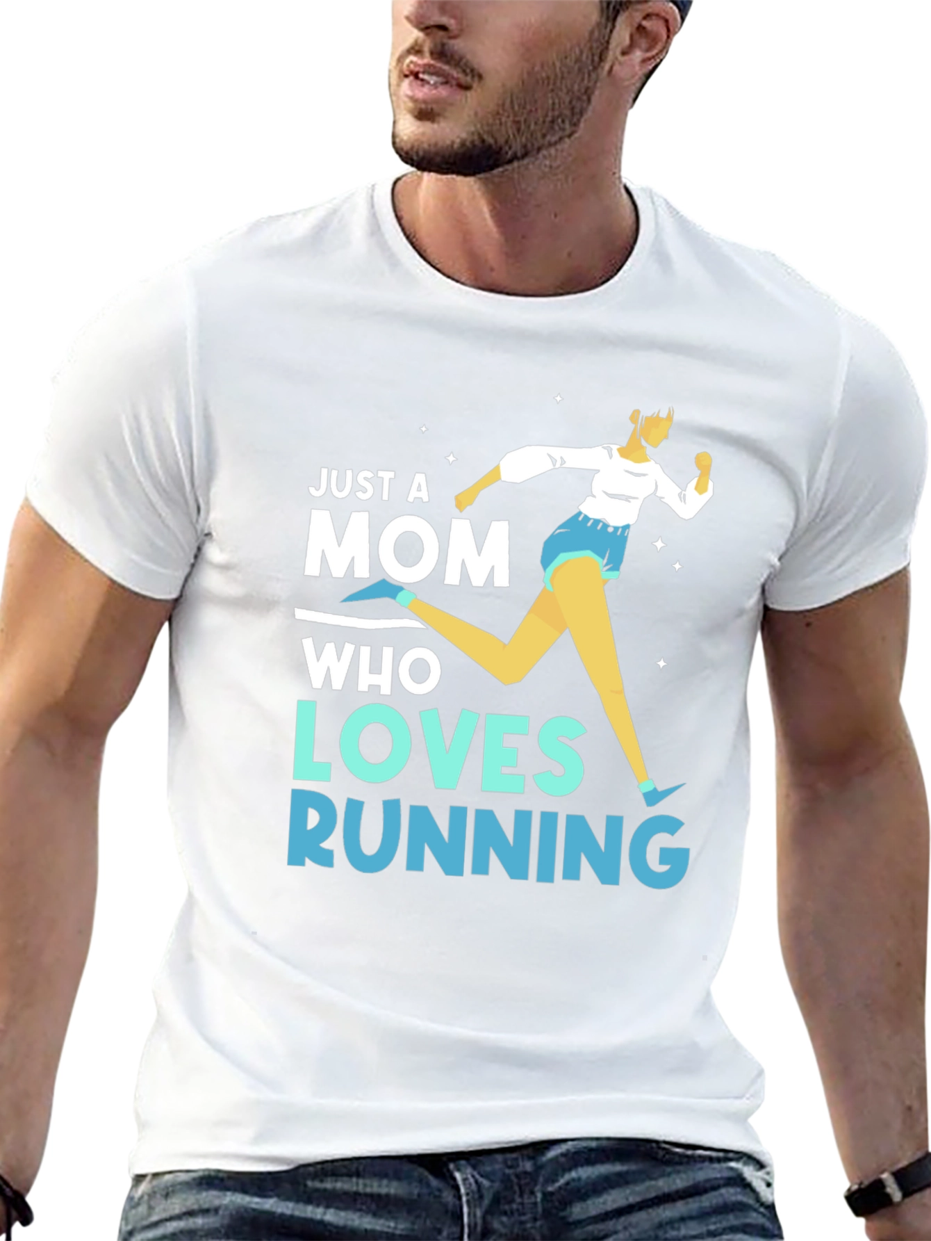 Just a Mom Who Loves Running T-Shirt