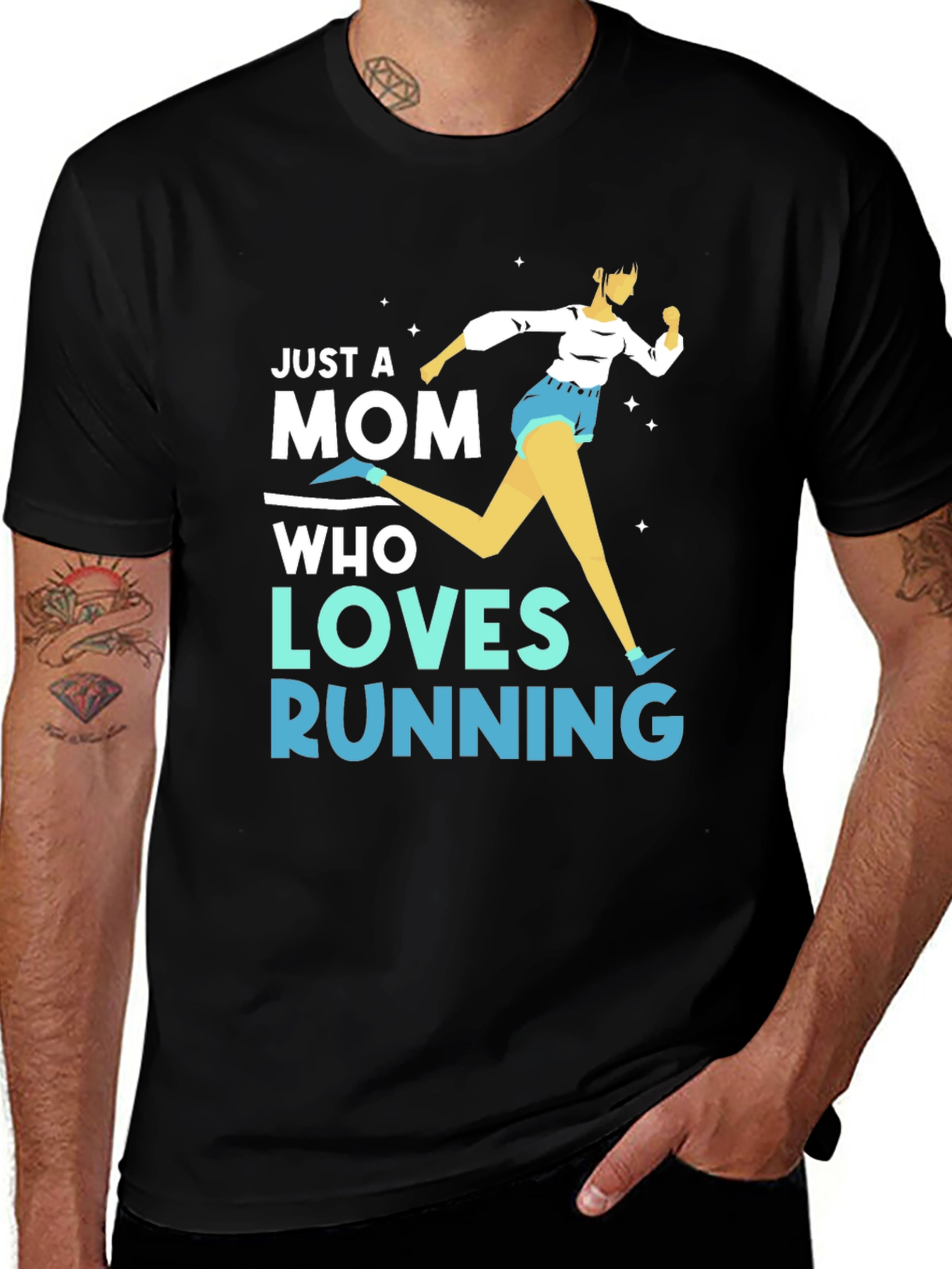 Just a Mom Who Loves Running T-Shirt
