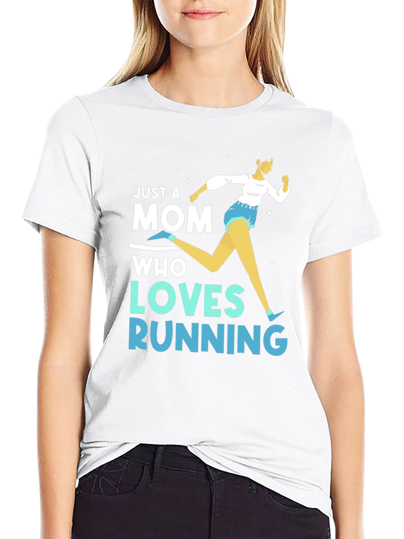 Just a Mom Who Loves Running T-Shirt