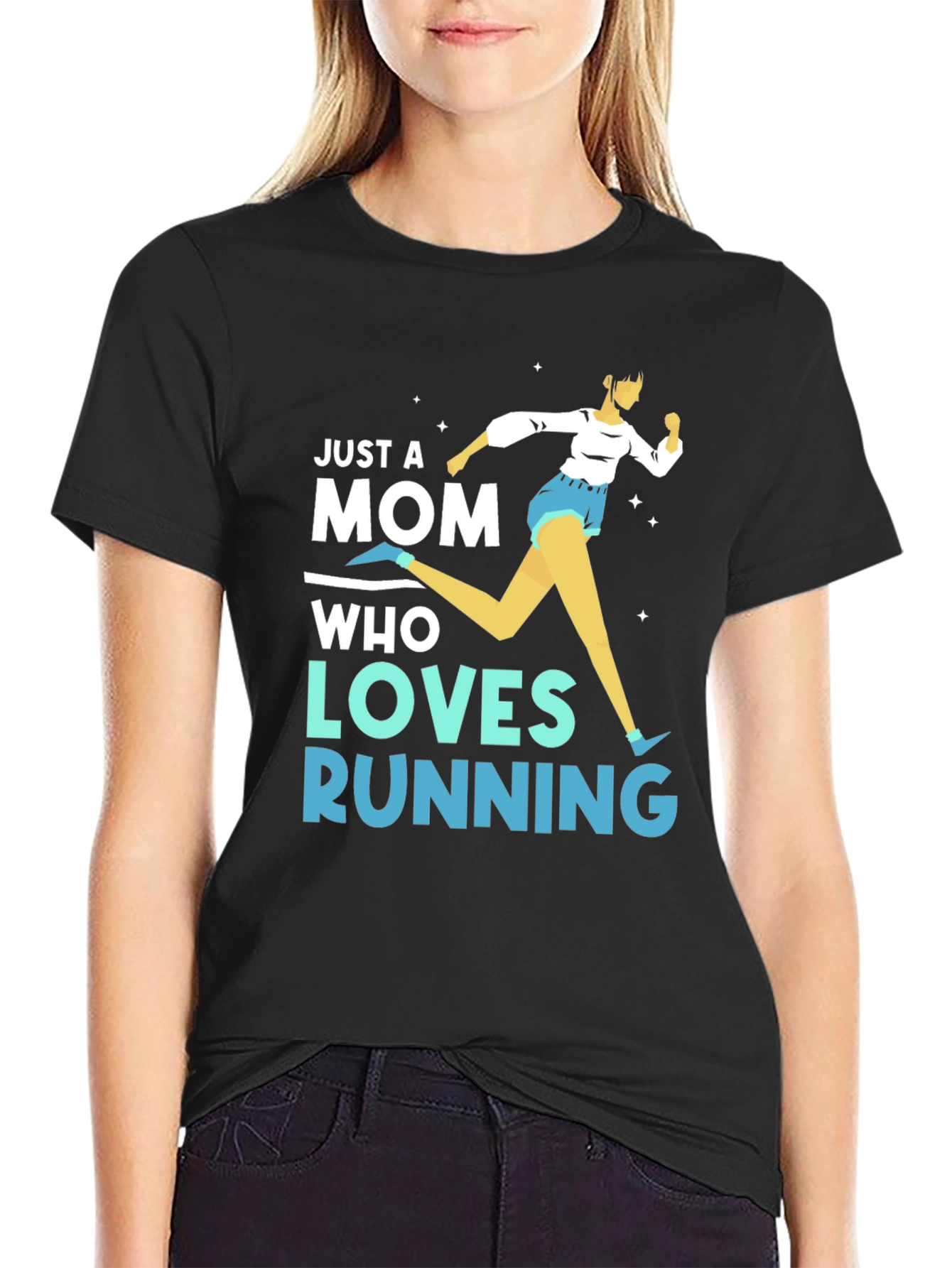 Just a Mom Who Loves Running T-Shirt