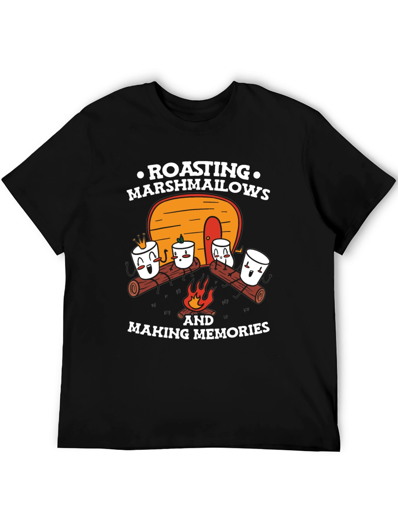 Marshmallow Roasting Memories Graphic T-Shirt
