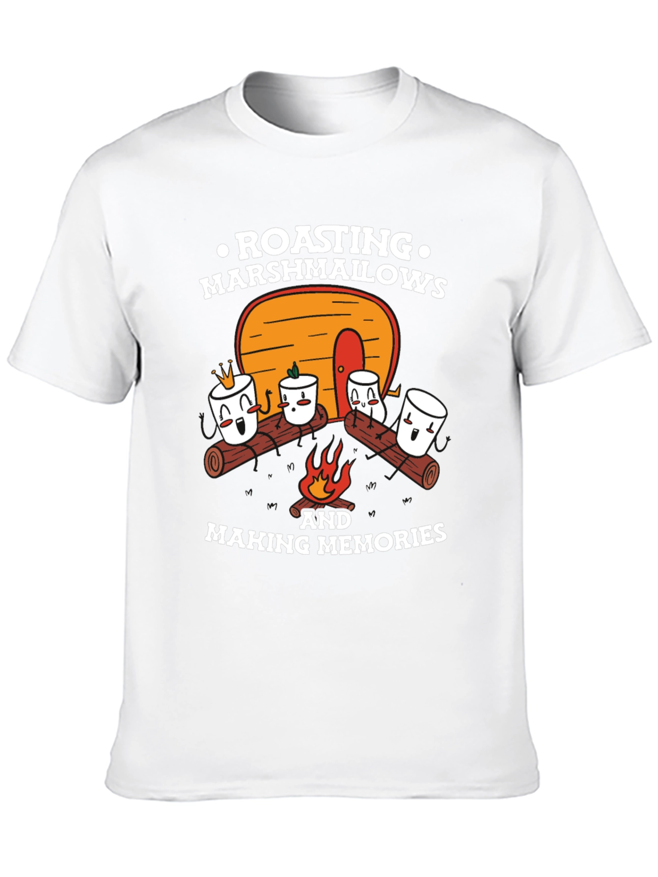 Marshmallow Roasting Memories Graphic T-Shirt