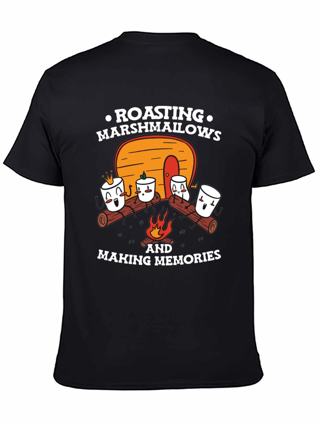 Marshmallow Roasting Memories Graphic T-Shirt