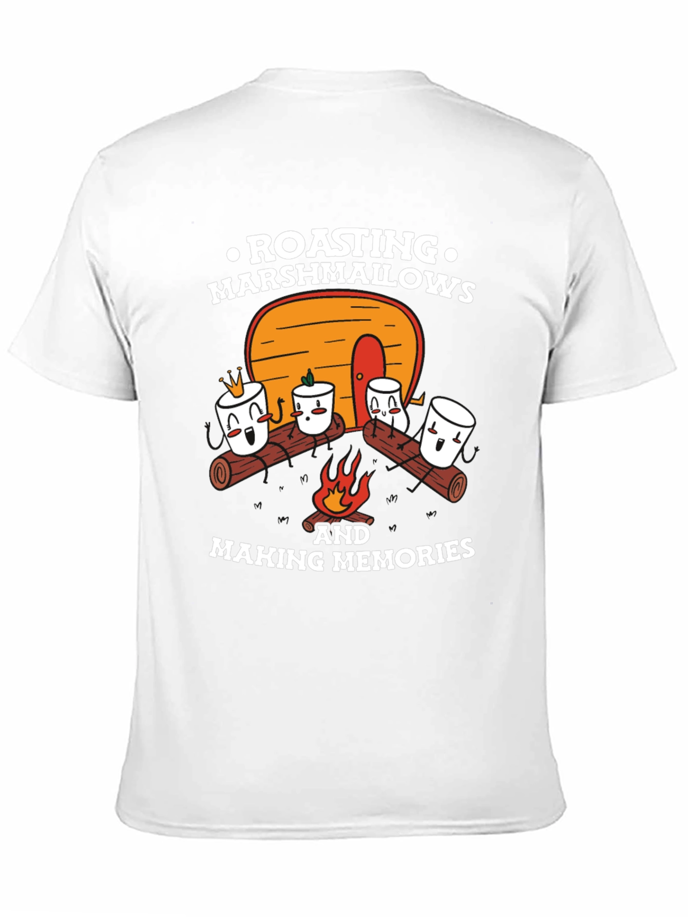 Marshmallow Roasting Memories Graphic T-Shirt