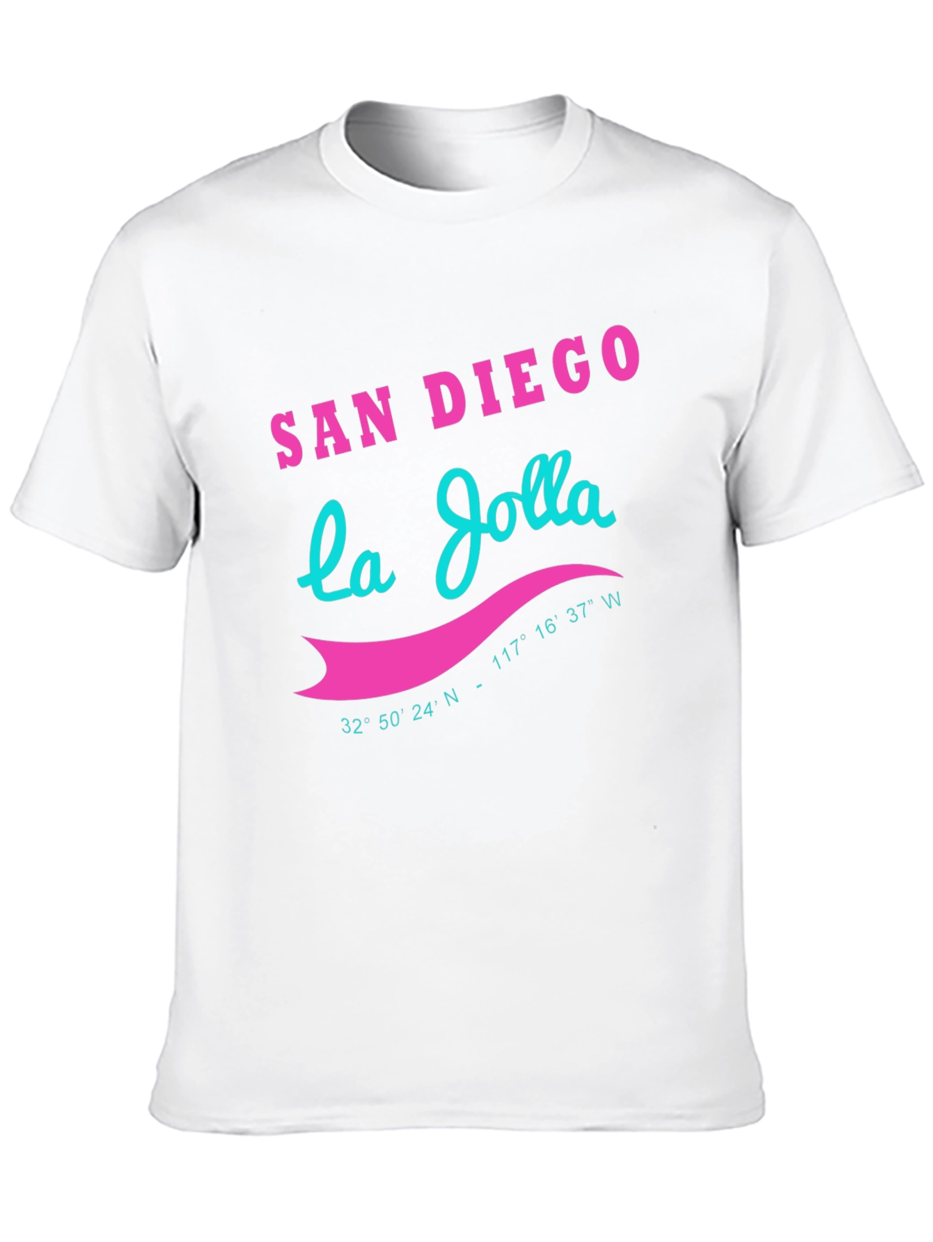 San Diego La Jolla Graphic Tee - Black