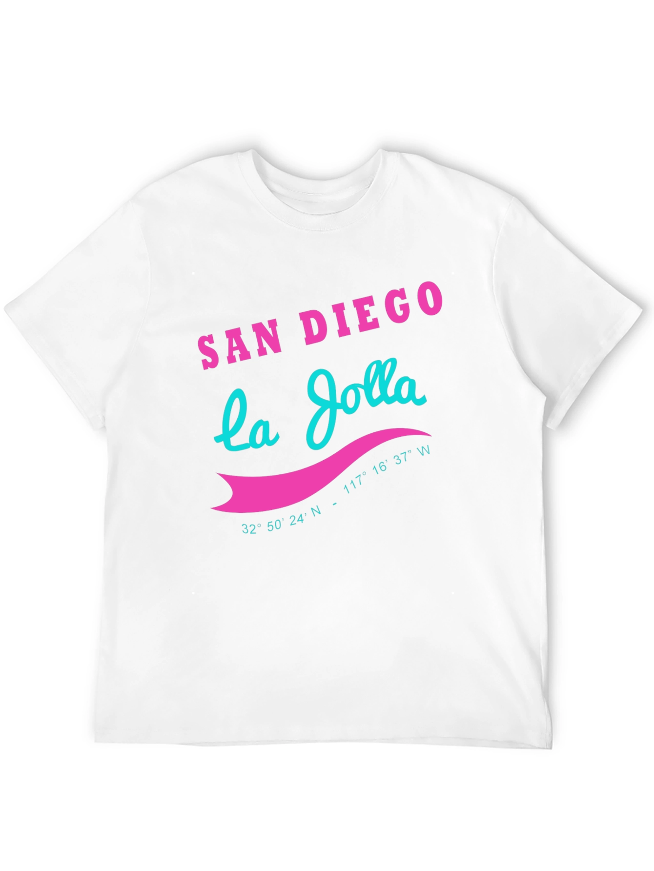 San Diego La Jolla Graphic Tee - Black