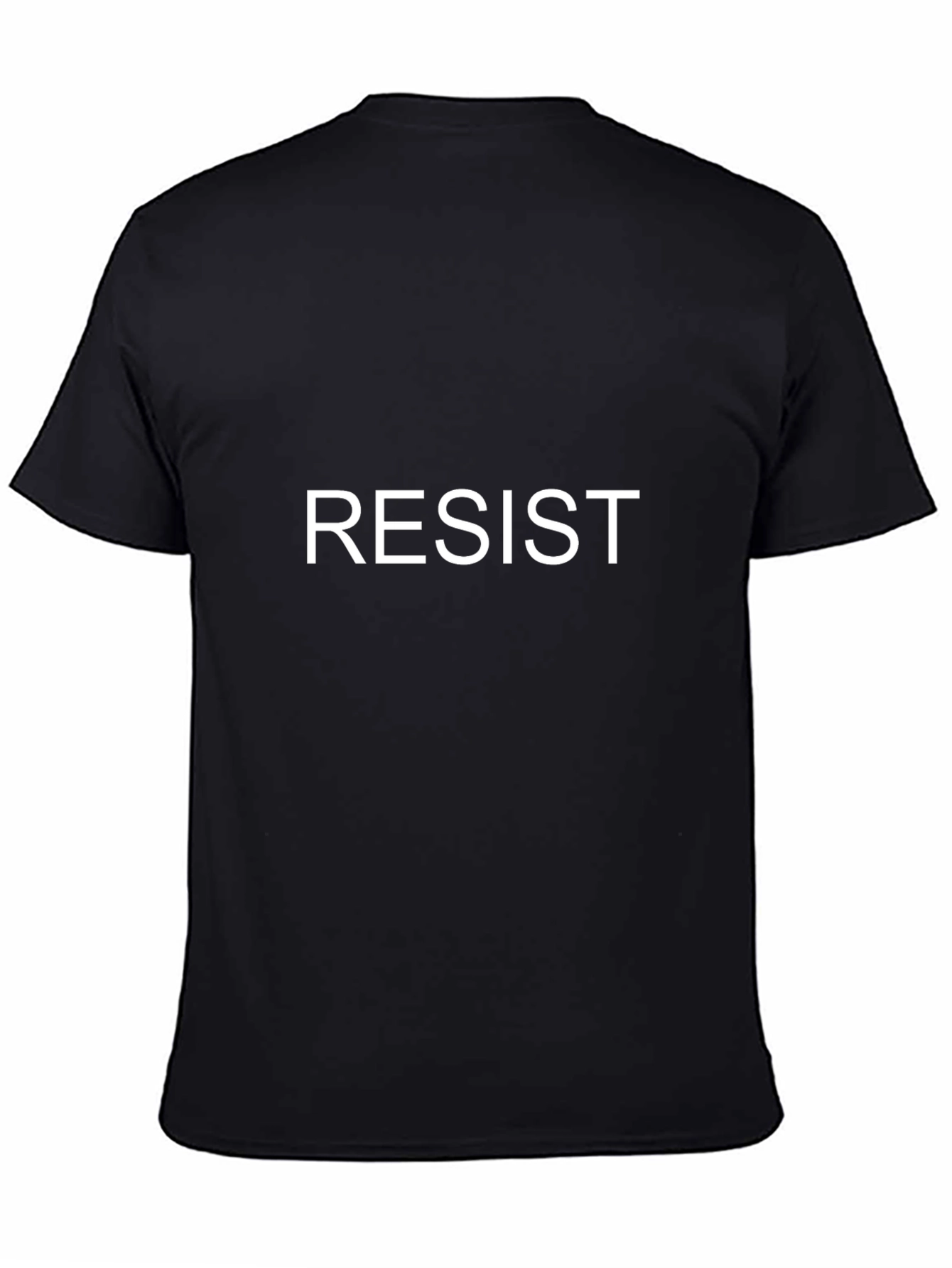 Resist Graphic Tee - Black Cotton Comfort
