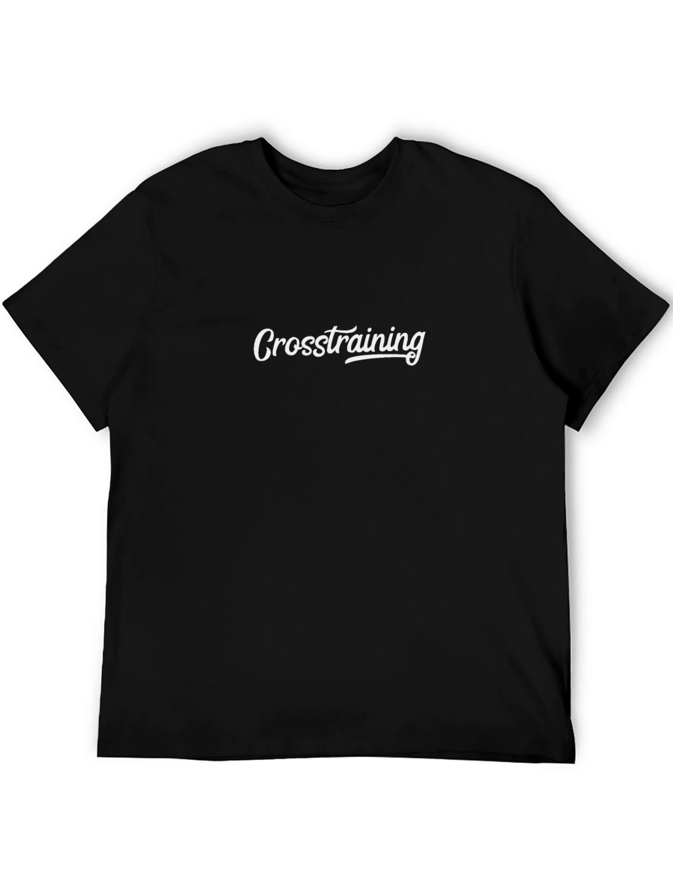 Cross Training Black Tee - Premium Quality