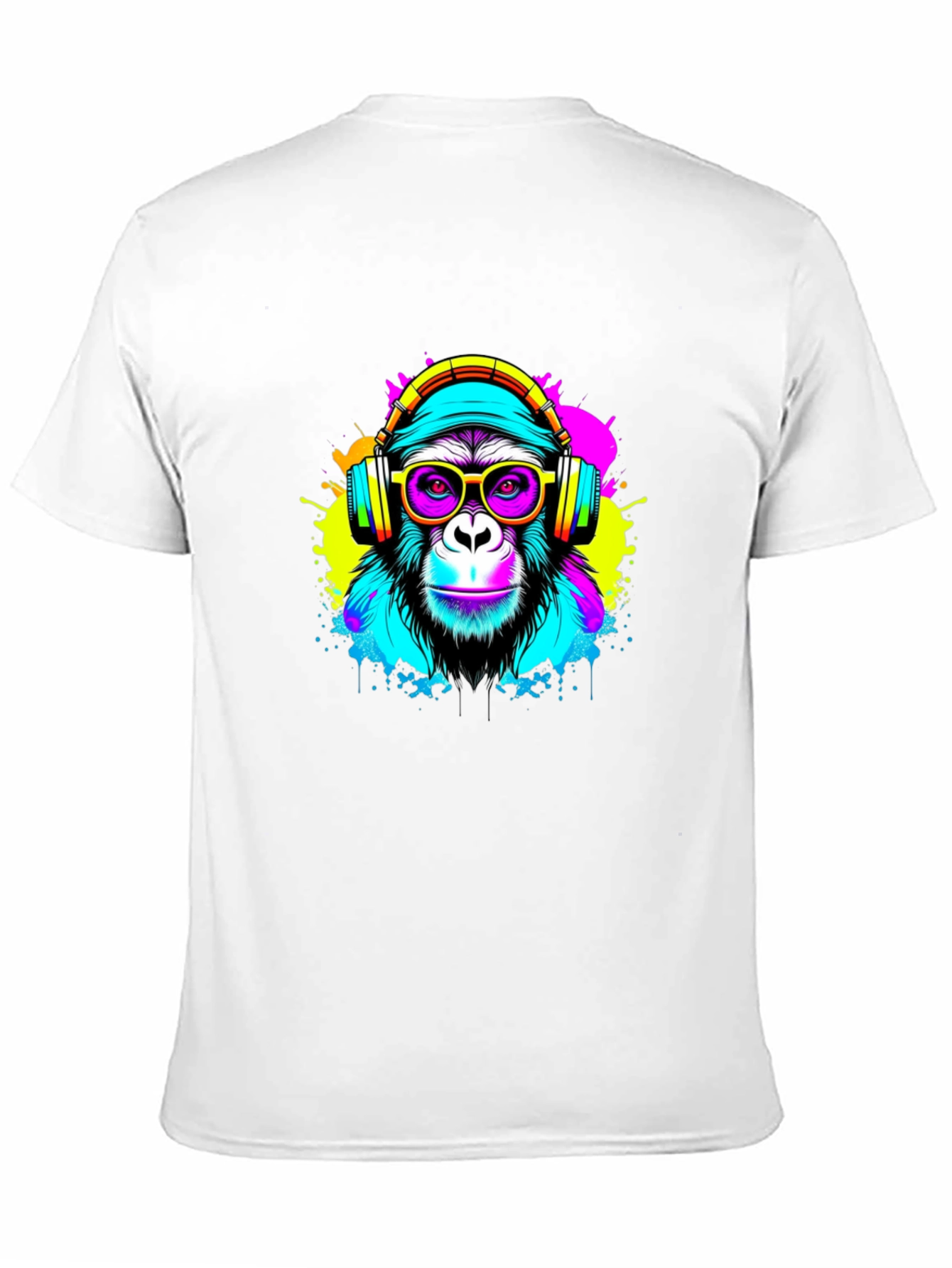 Neon Monkey Graphic Tee - DJ Ape Shirt