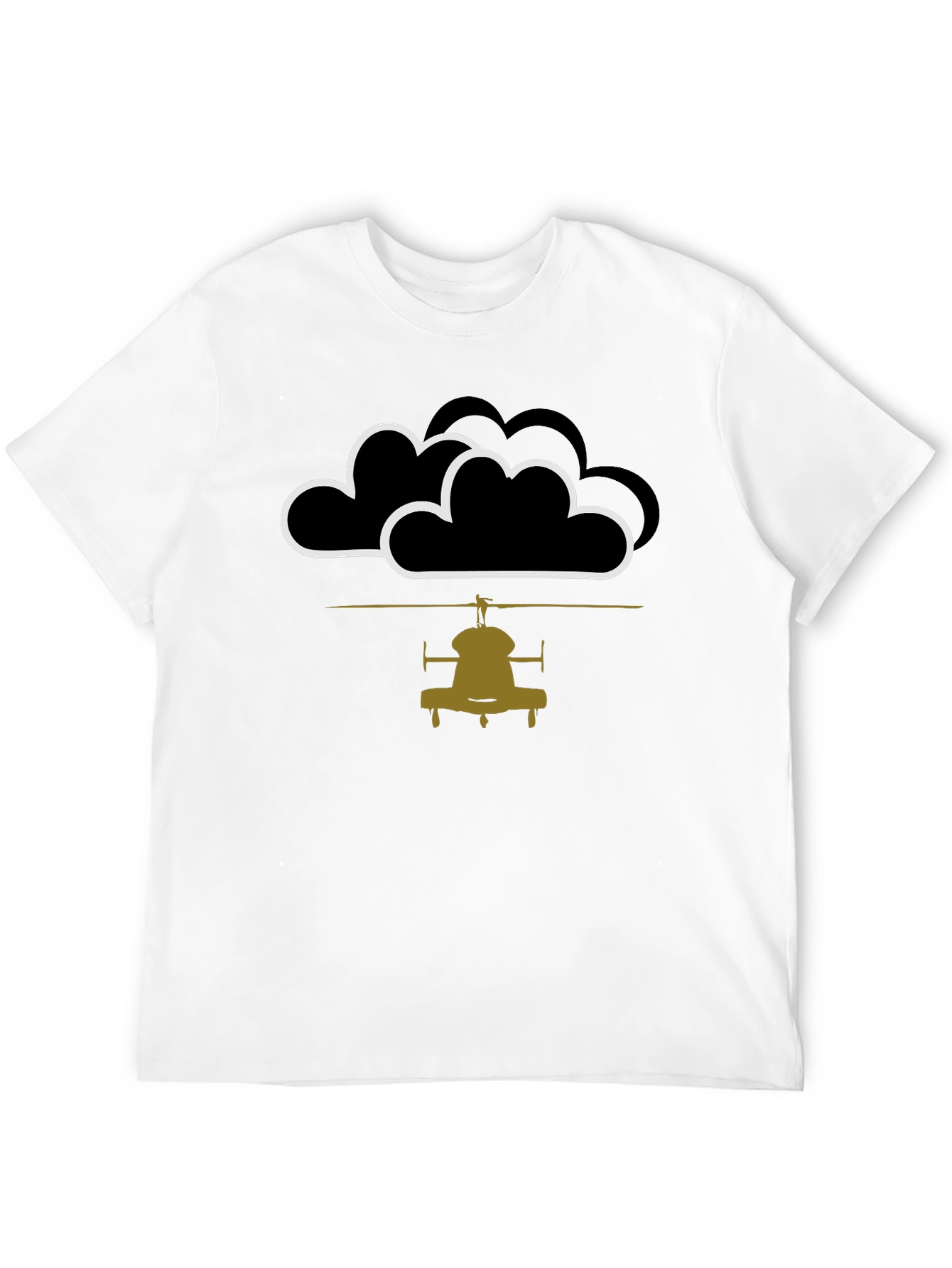 Helicopter in the Clouds Graphic Tee