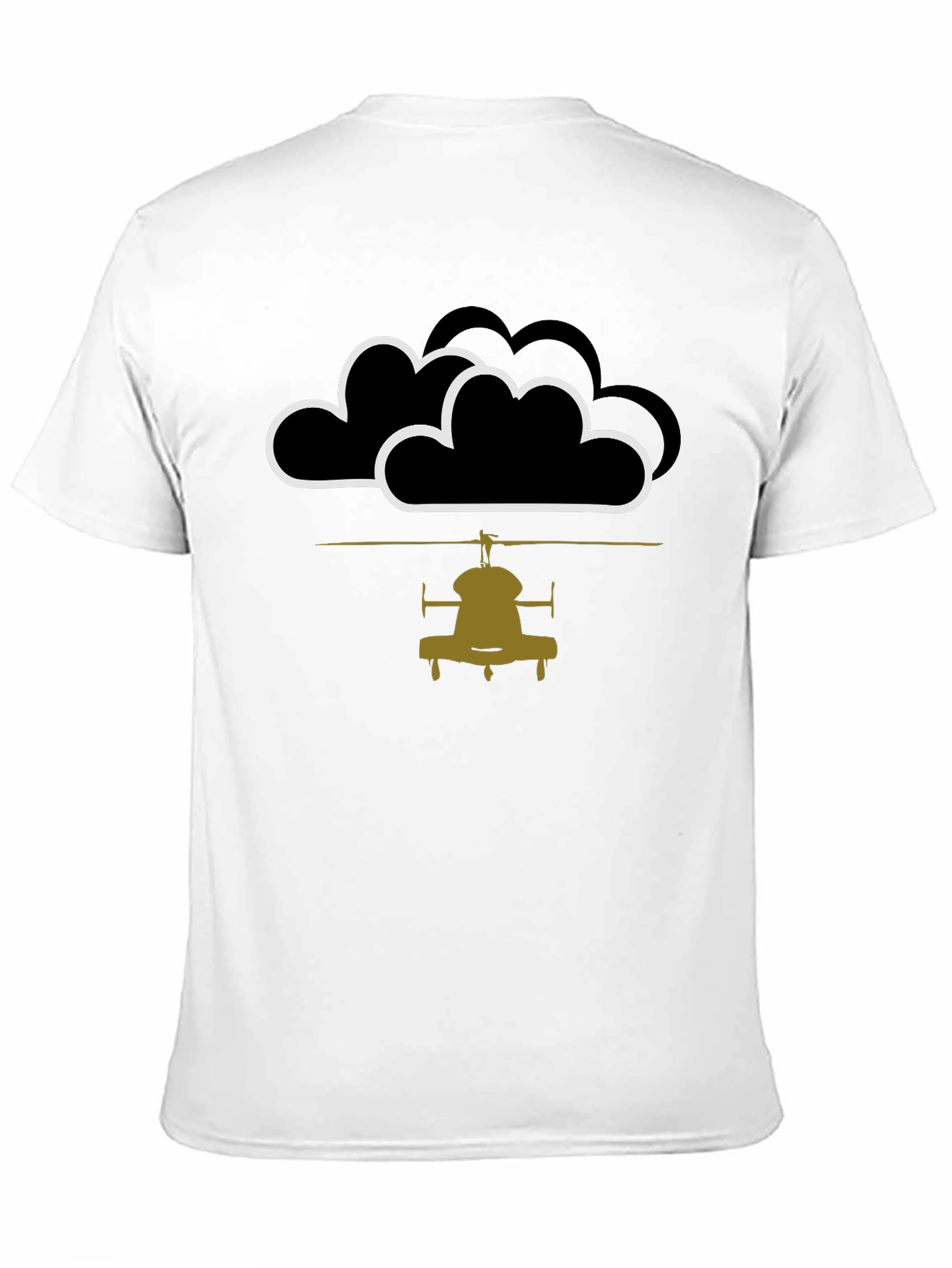 Helicopter in the Clouds Graphic Tee