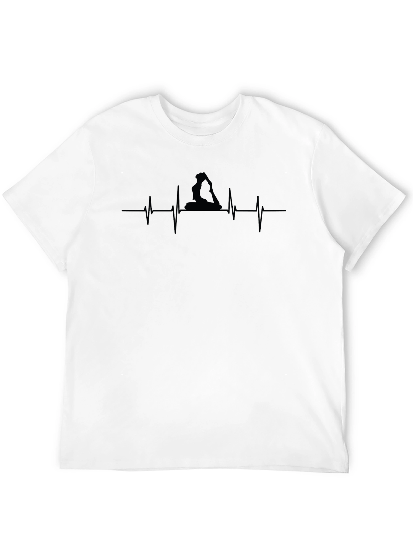 Yoga Heartbeat T-Shirt - Stylish Fitness Apparel