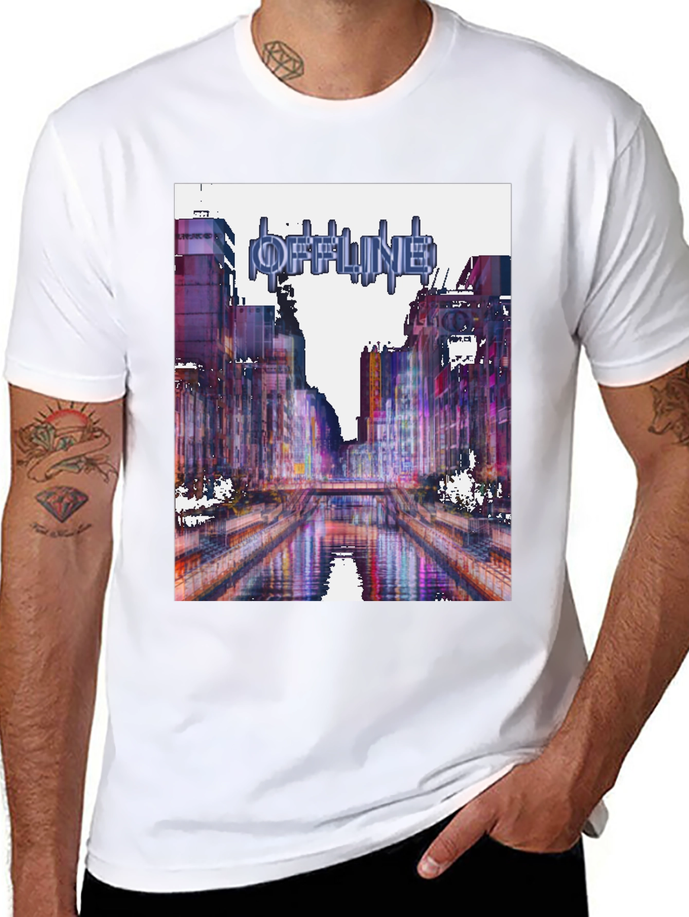 Offline Cityscape T-Shirt
