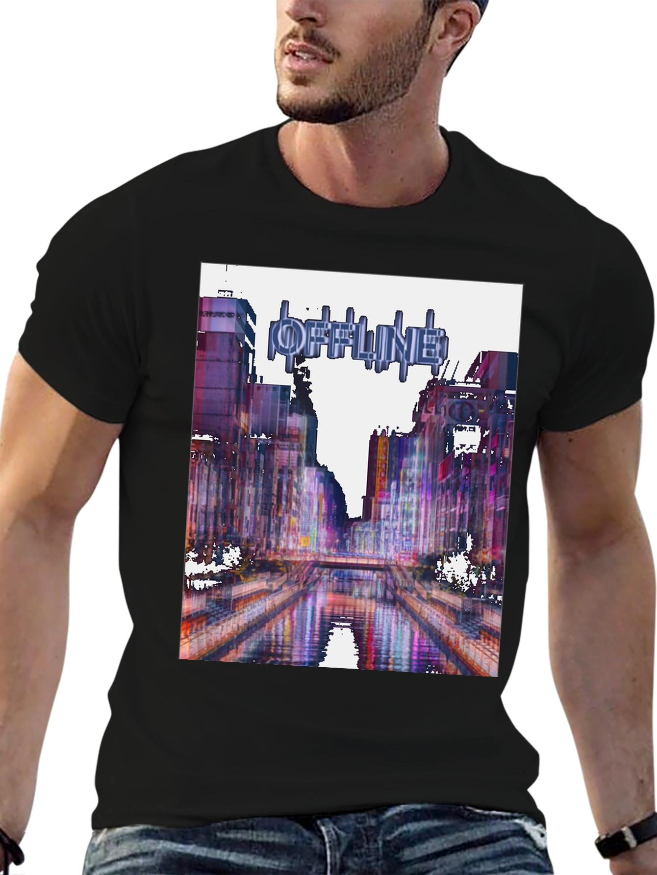 Offline Cityscape T-Shirt