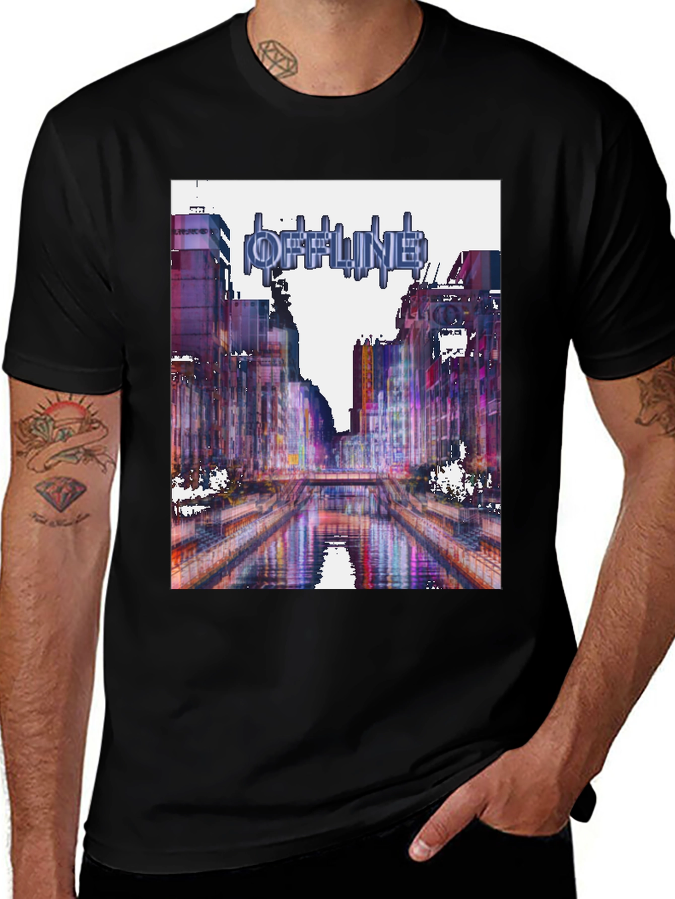 Offline Cityscape T-Shirt