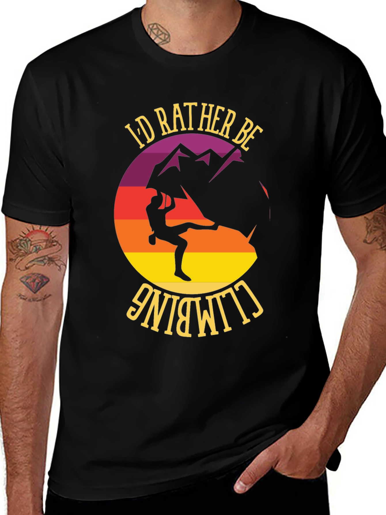 Climbing Graphic T-Shirt - Rock Climbing Tee