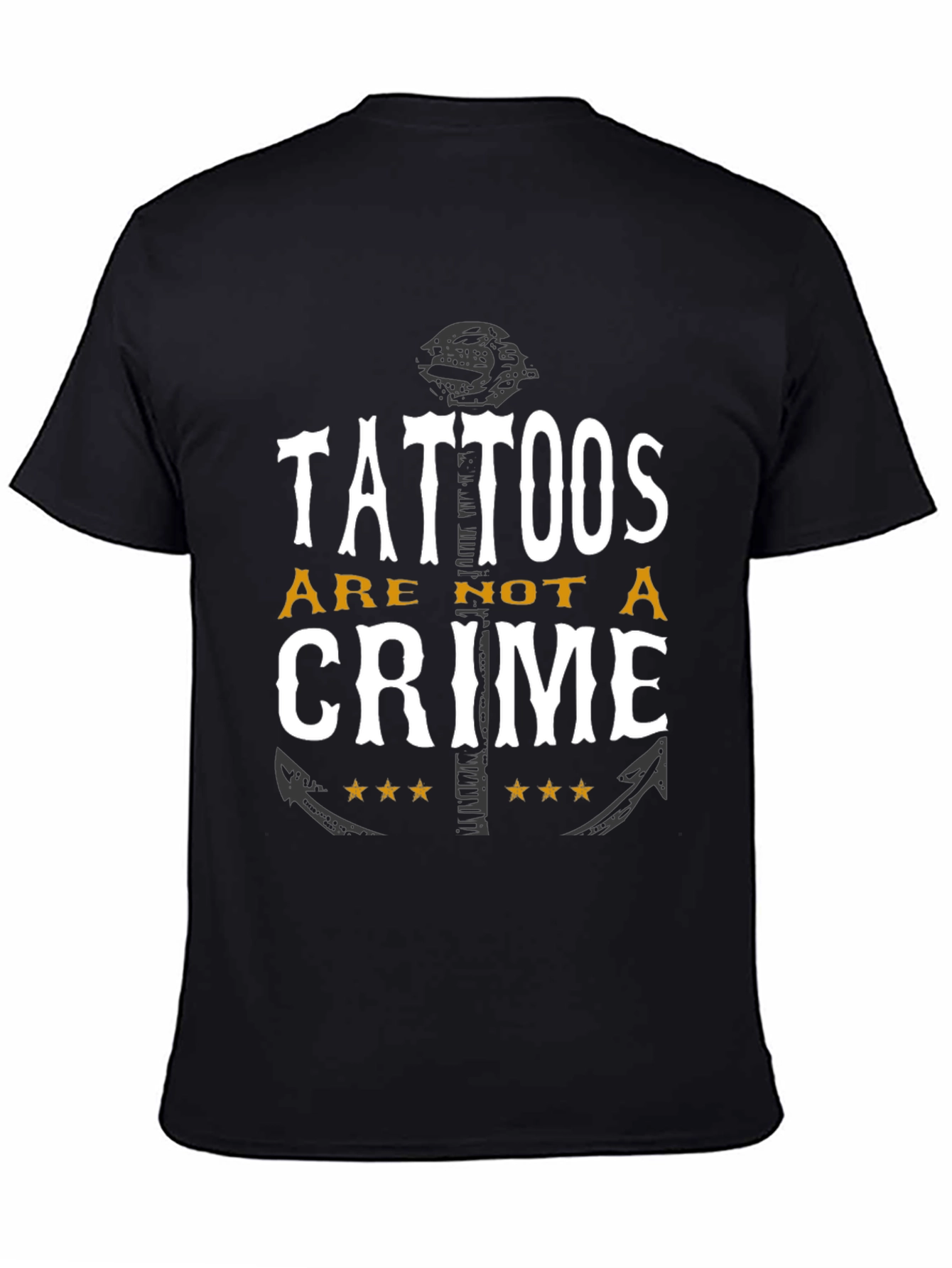 Tattoos Are Not A Crime Graphic Tee