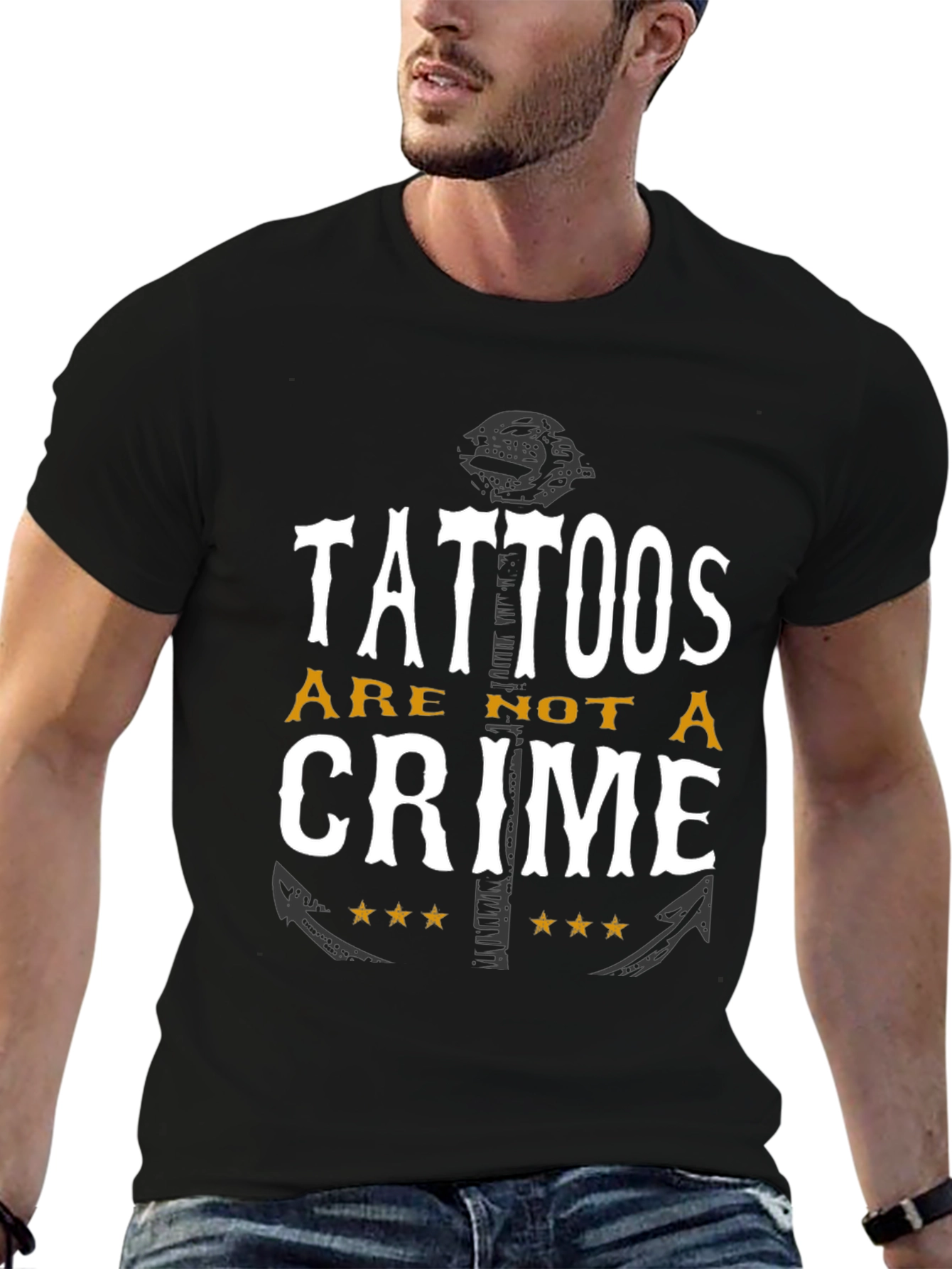 Tattoos Are Not A Crime Graphic Tee