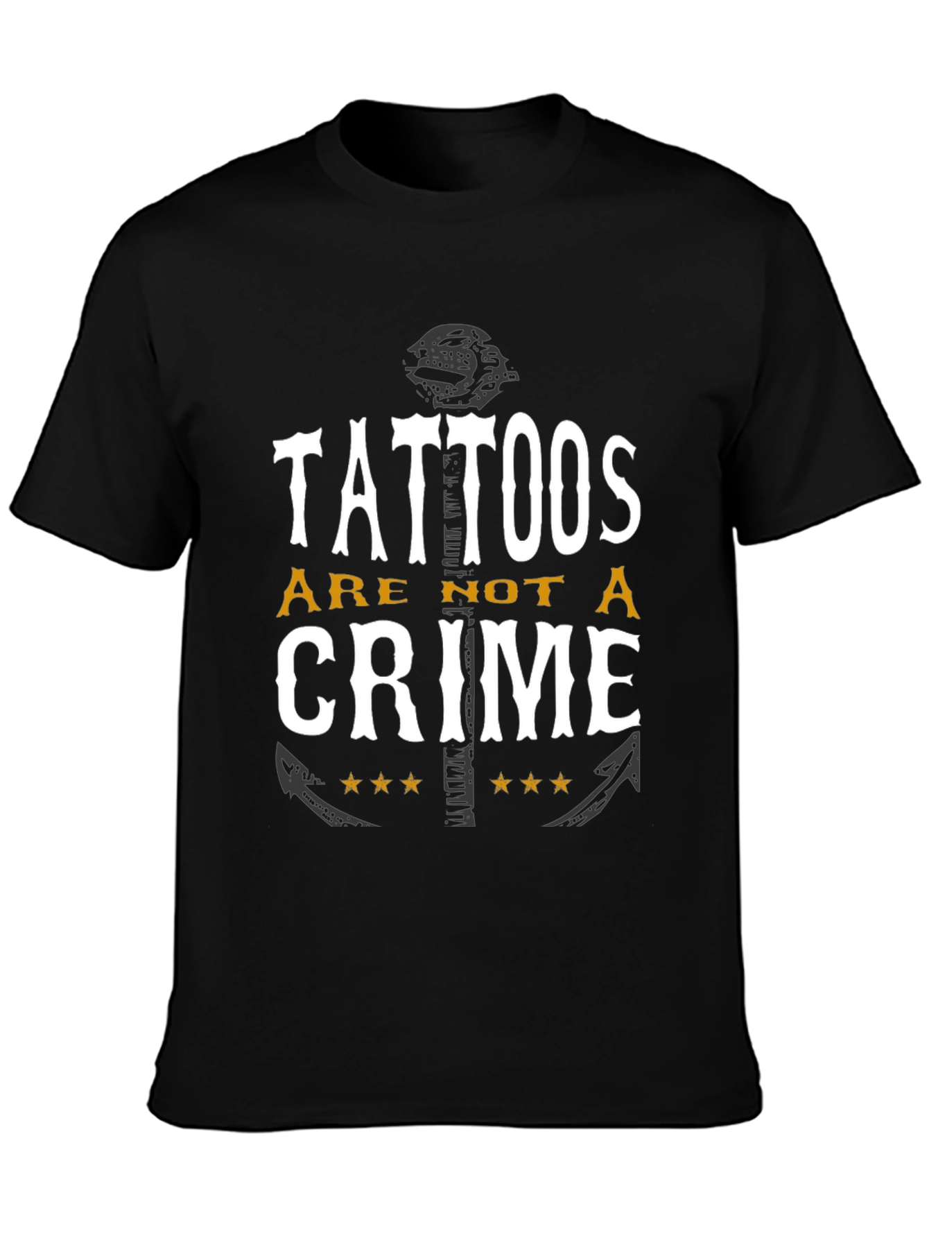 Tattoos Are Not A Crime Graphic Tee