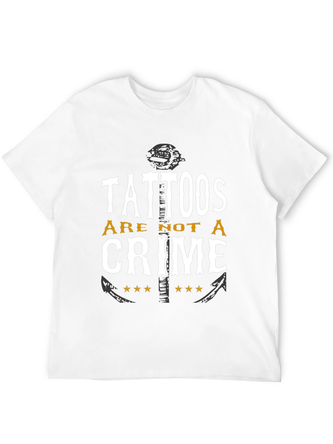 Tattoos Are Not A Crime Graphic Tee