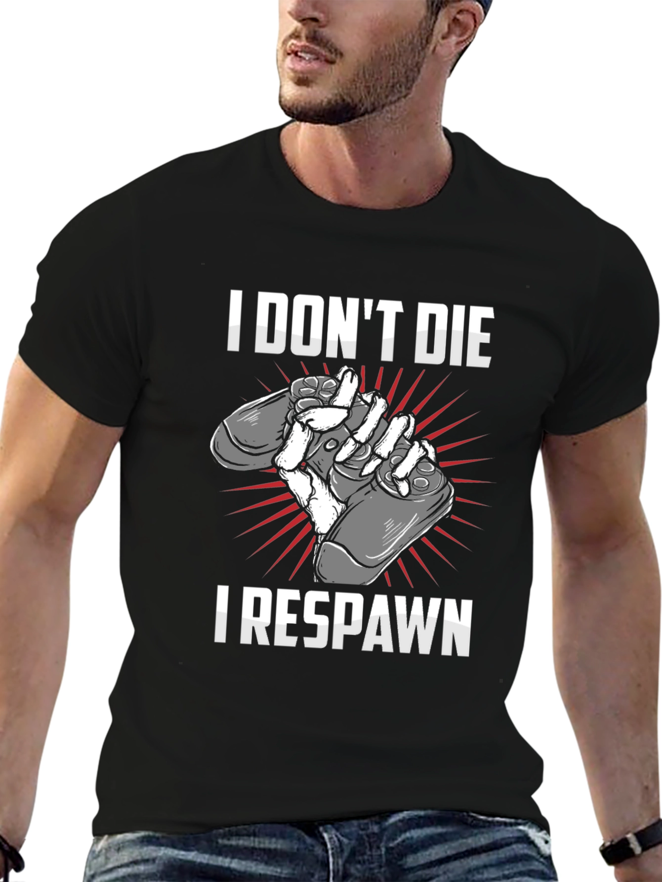I Dont Die I Respawn Gaming T-Shirt