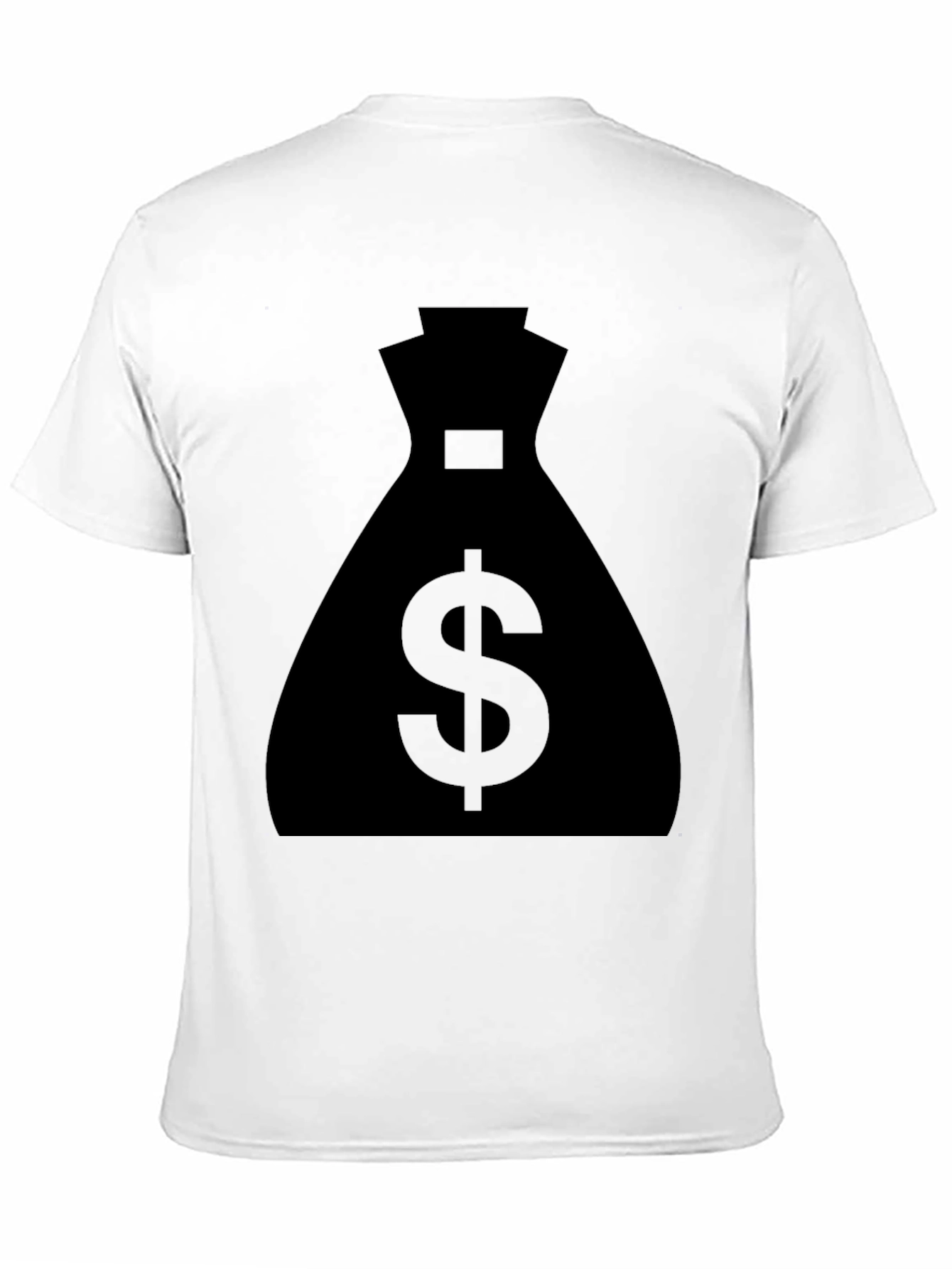 Money Bag Graphic Tee - Black