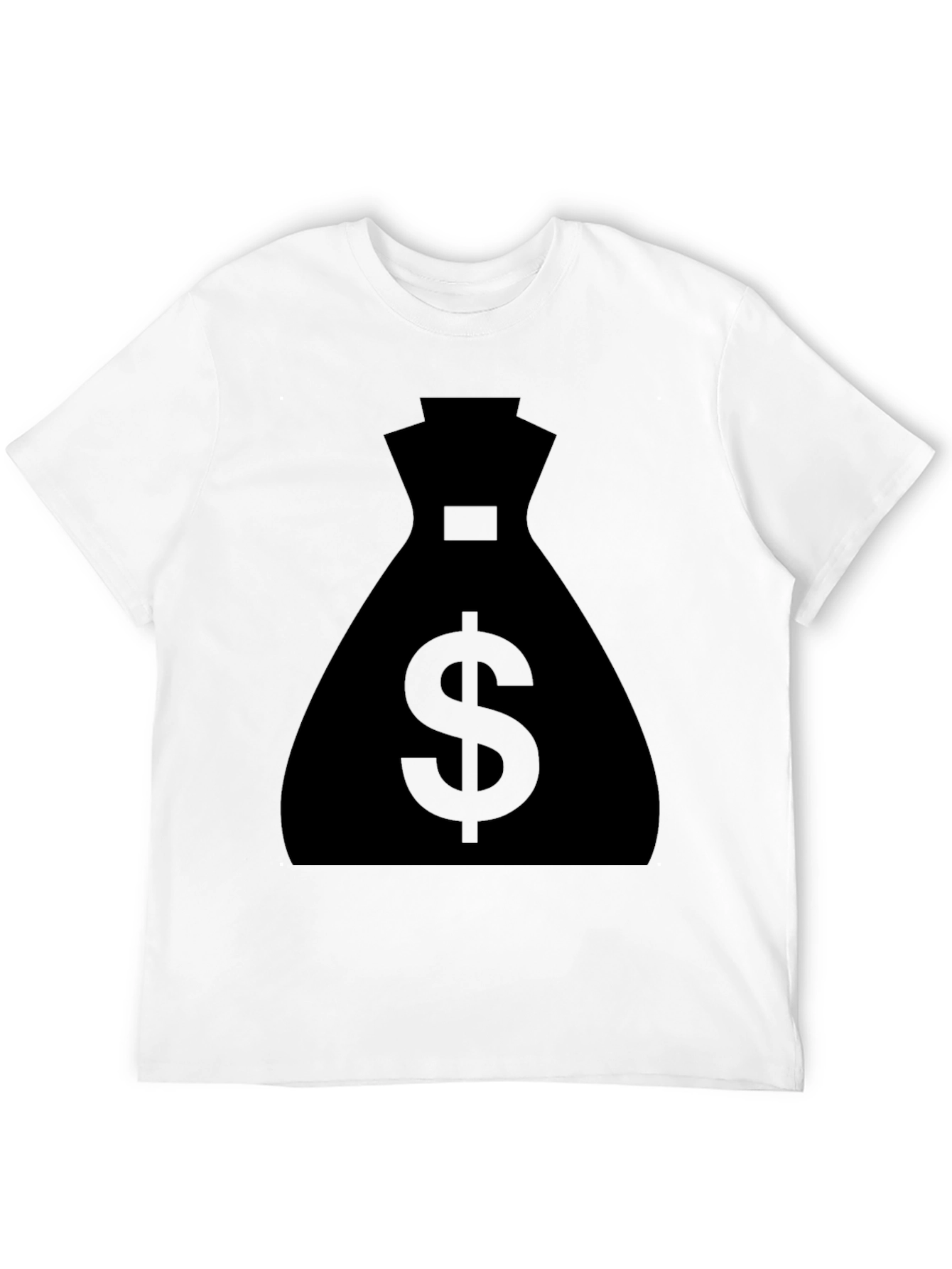 Money Bag Graphic Tee - Black