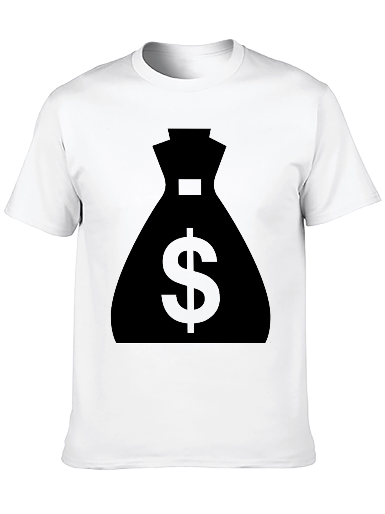 Money Bag Graphic Tee - Black
