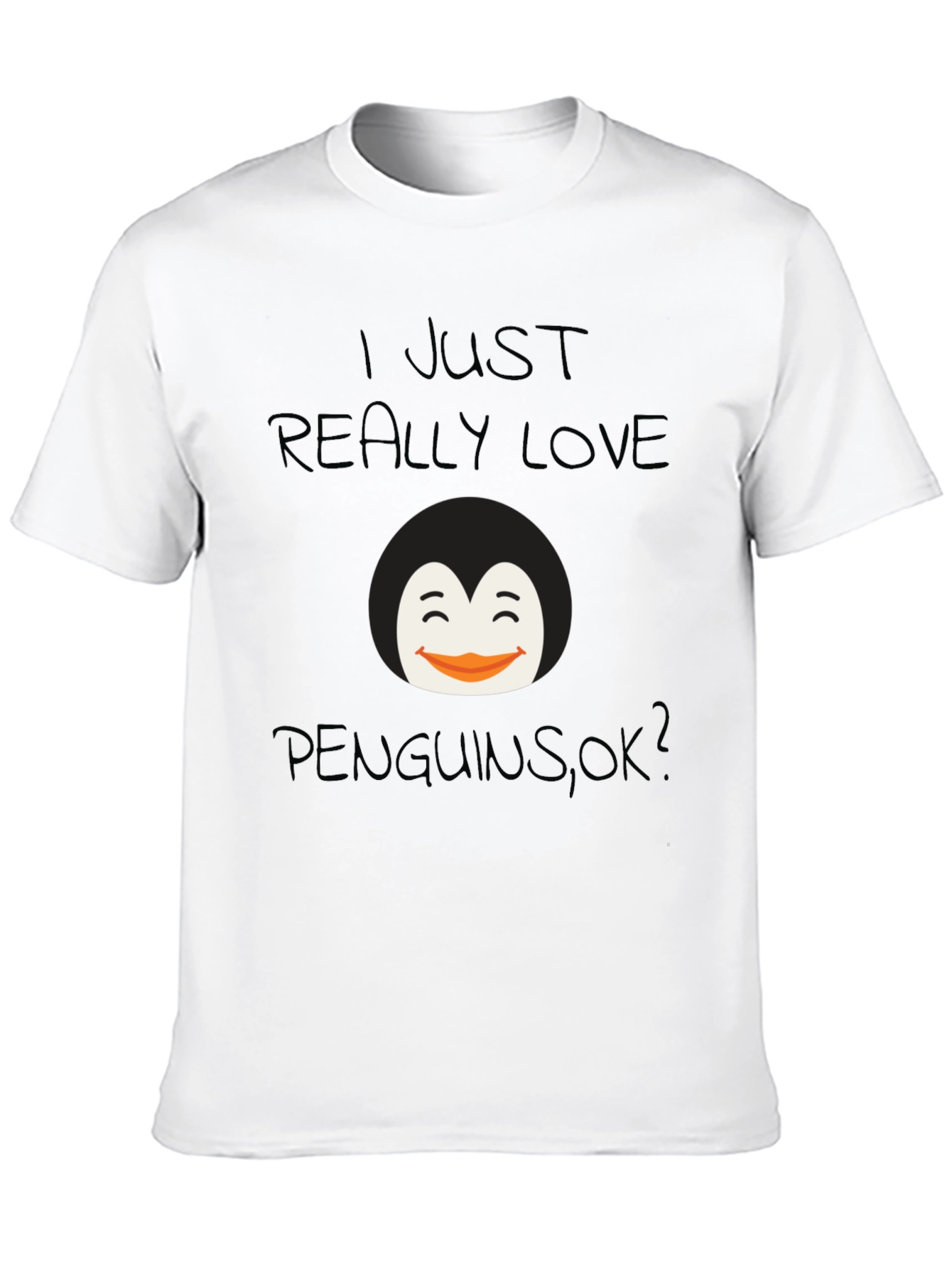 Penguin Lovers Black T-Shirt