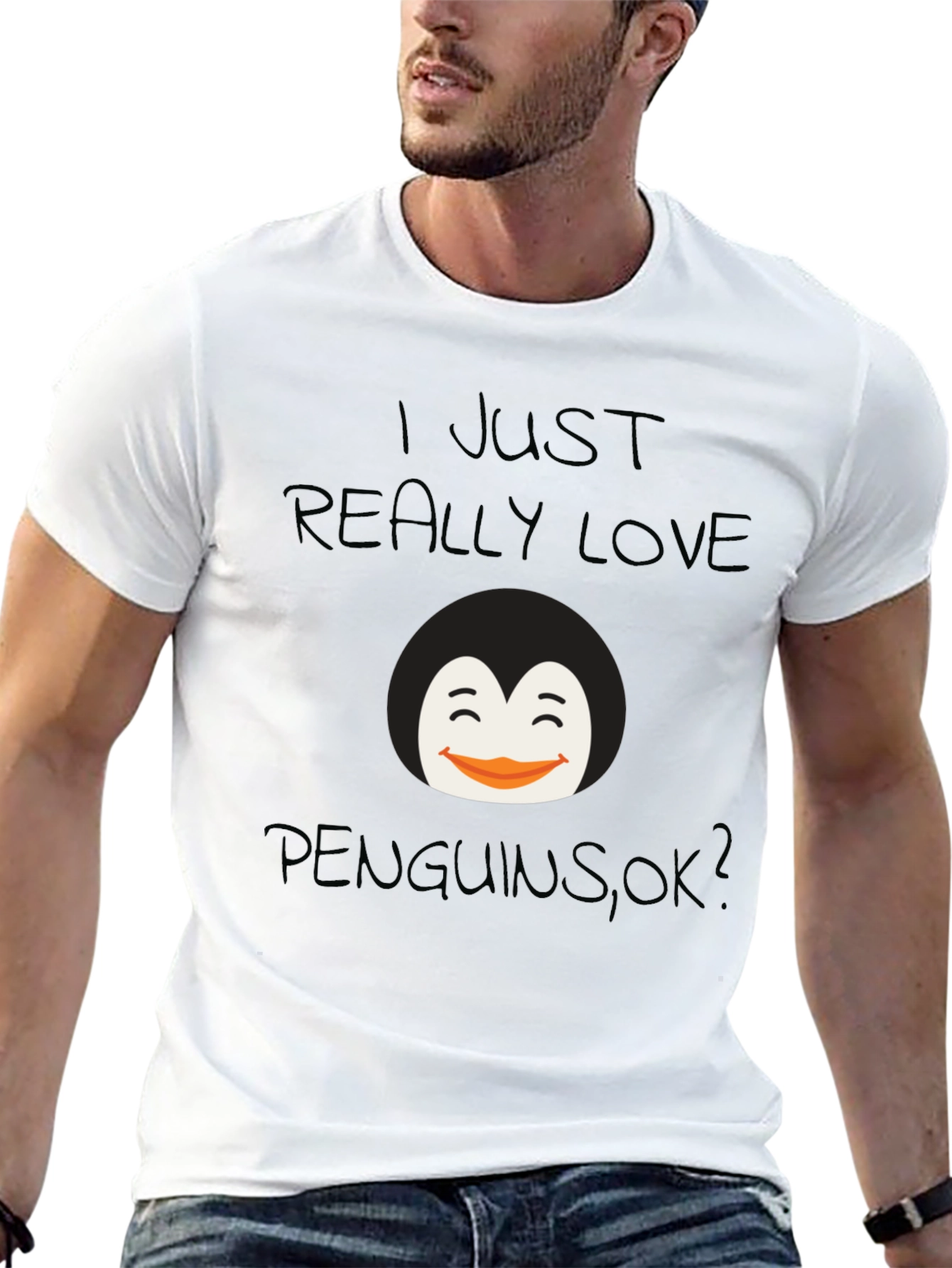 Penguin Lovers Black T-Shirt