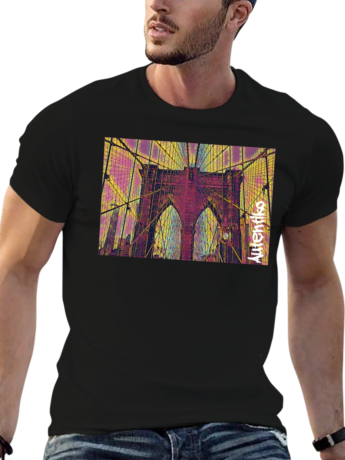 Brooklyn Bridge Graphic Tee - Unique Urban Style