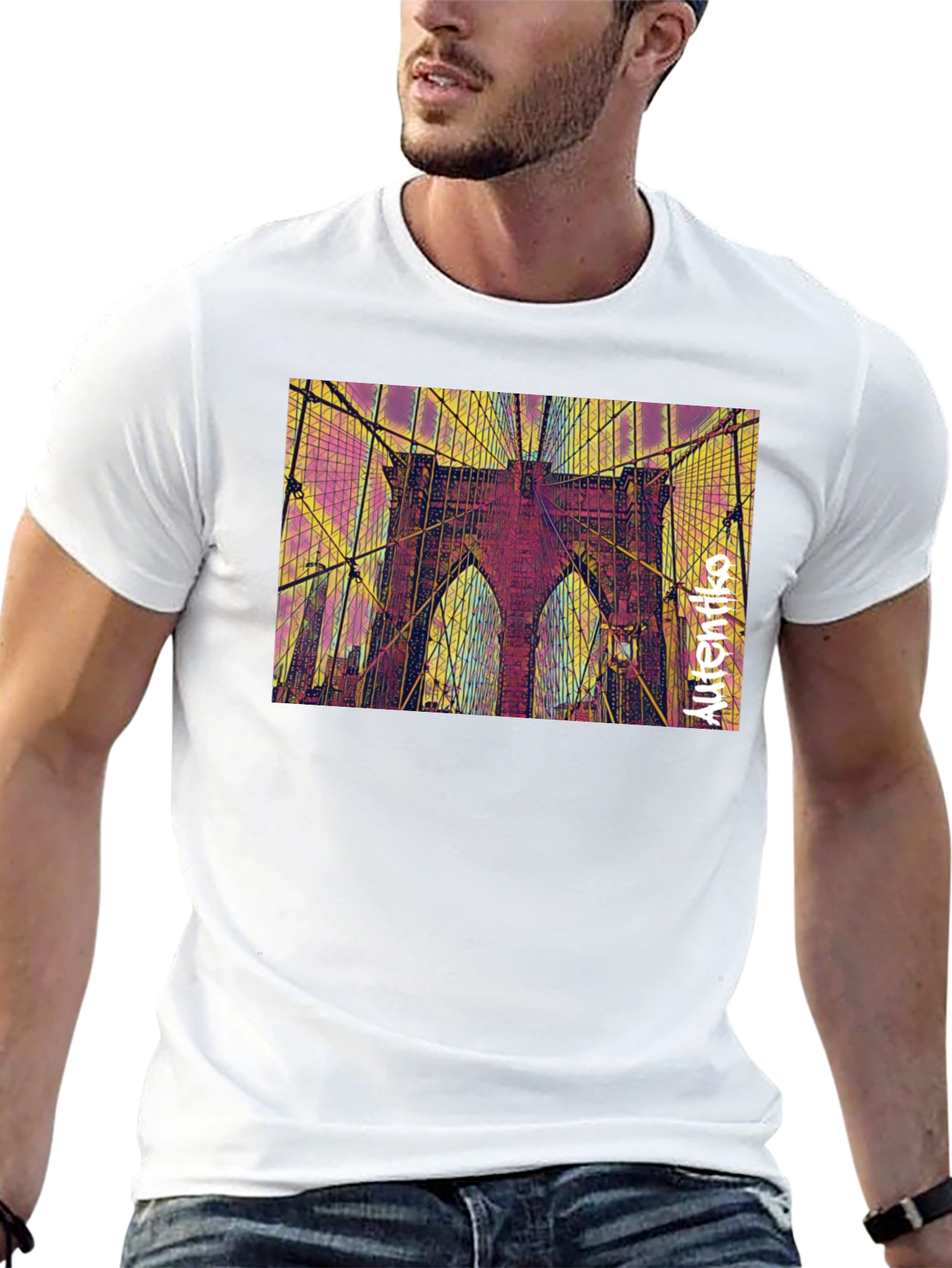Brooklyn Bridge Graphic Tee - Unique Urban Style