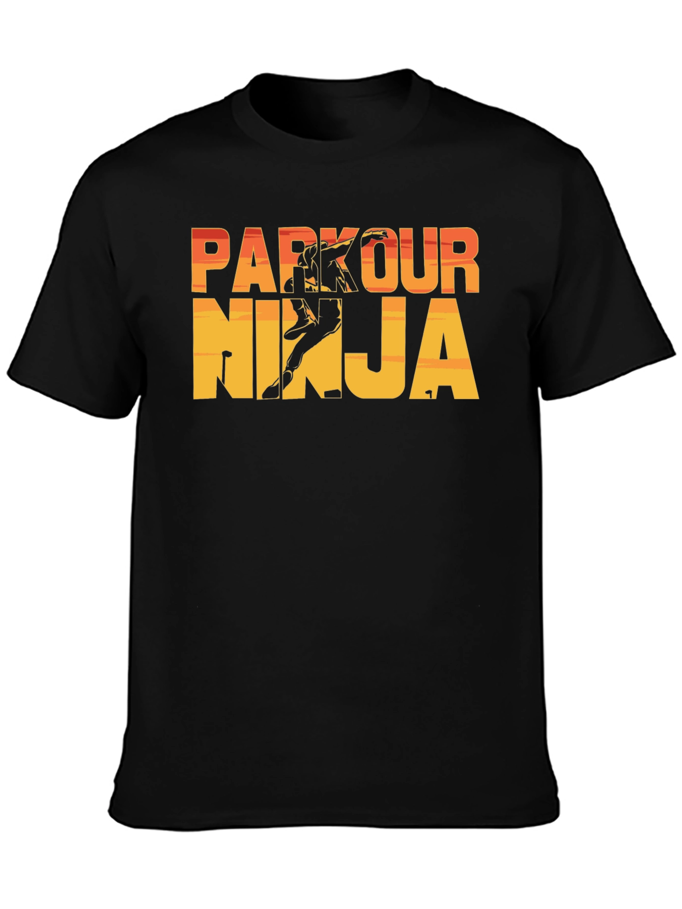 Parkour Ninja Graphic T-Shirt - Urban Sportswear