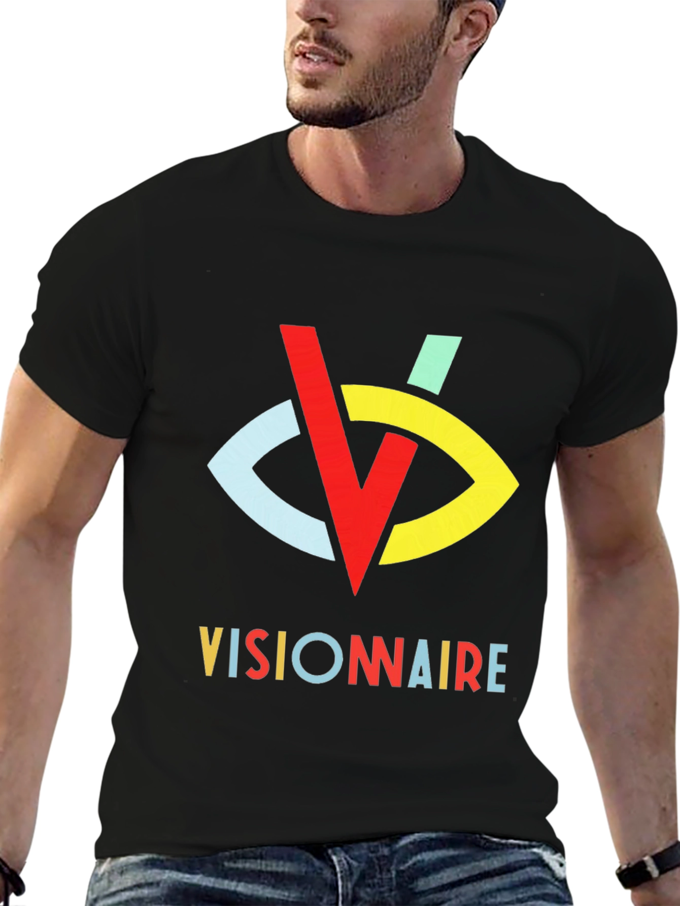 Visionaire Graphic Tee - Stylish Unisex T-Shirt