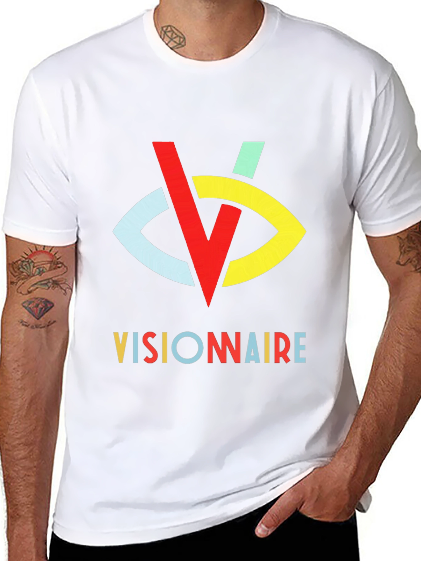 Visionaire Graphic Tee - Stylish Unisex T-Shirt
