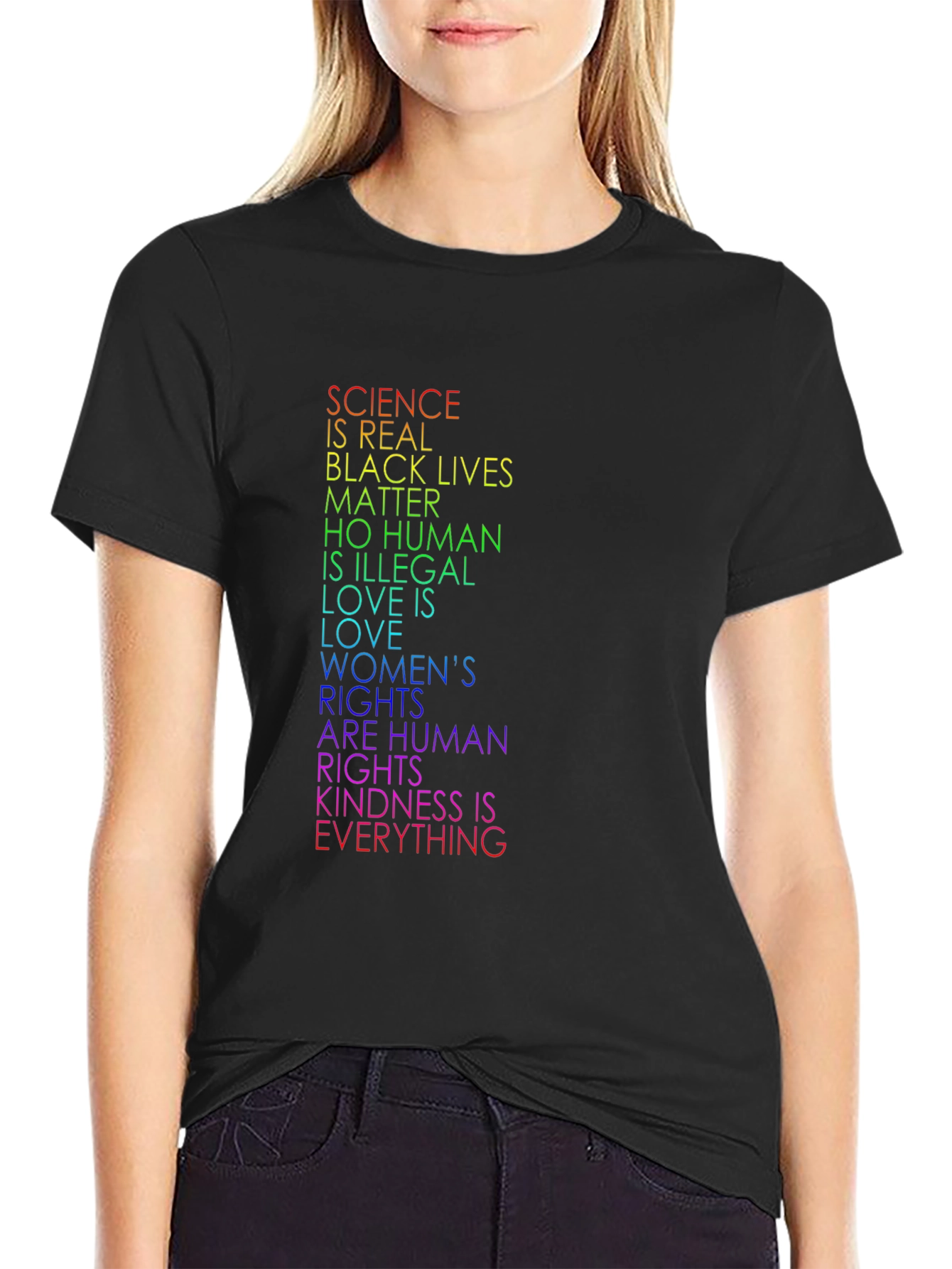 Equality T-Shirt: Science BLM Human Rights