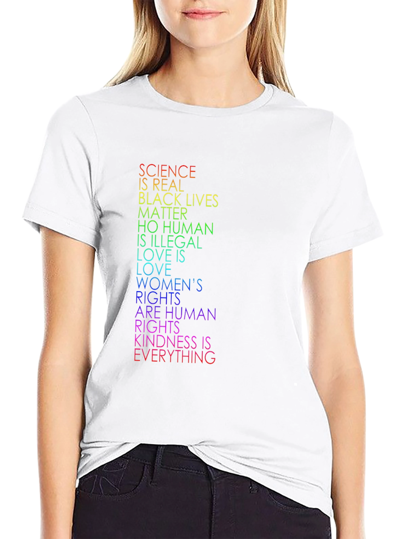 Equality T-Shirt: Science BLM Human Rights