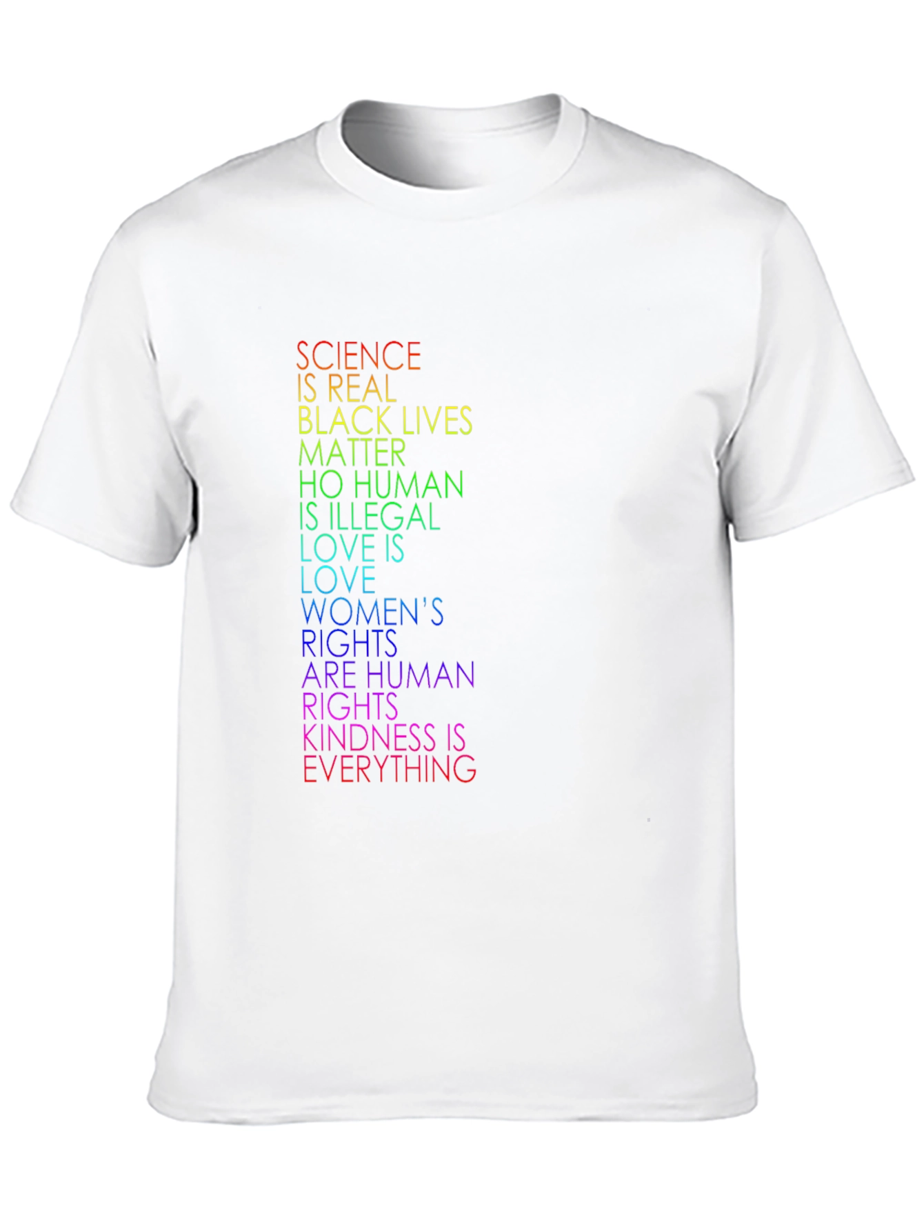 Equality T-Shirt: Science BLM Human Rights