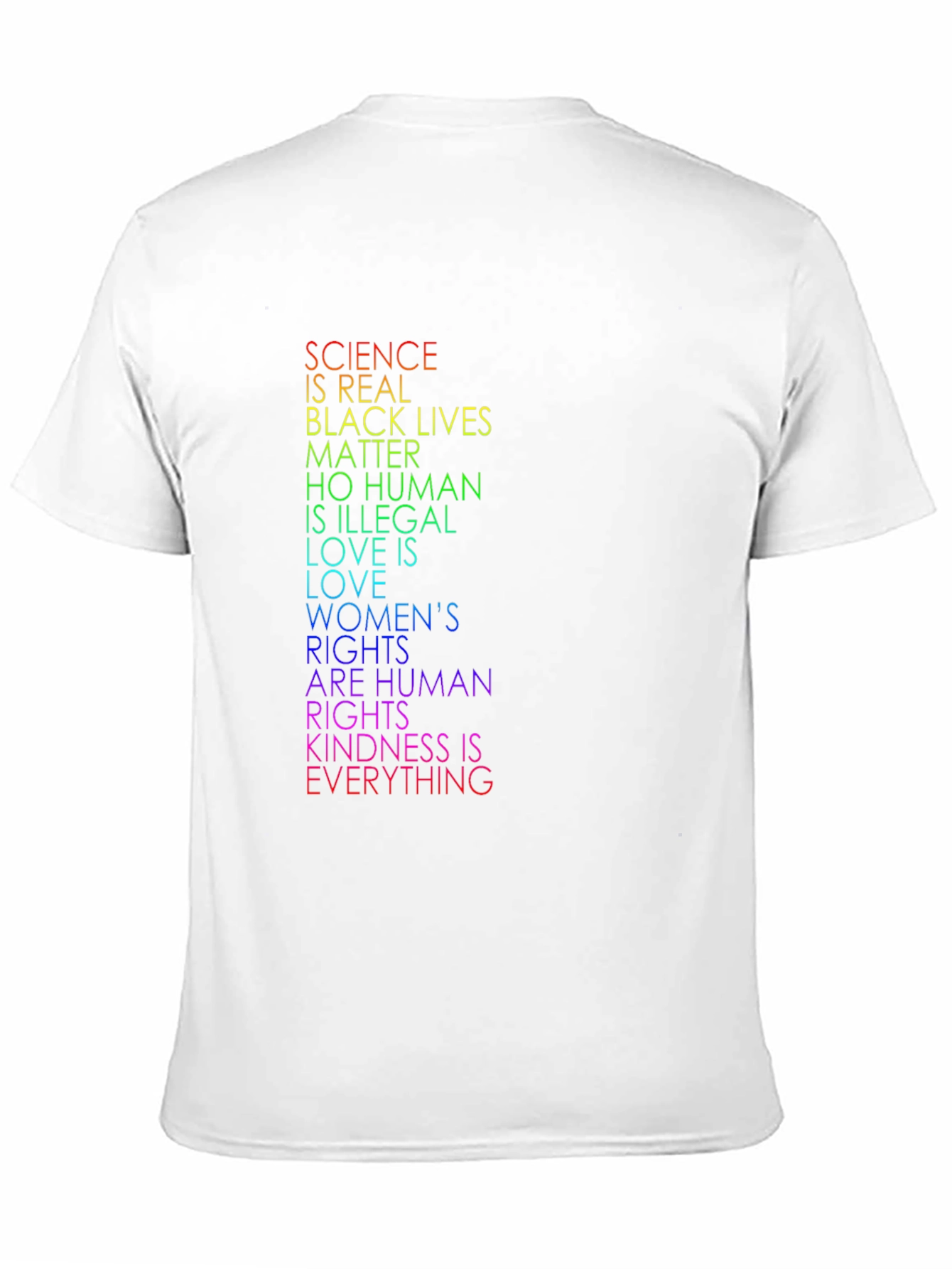 Equality T-Shirt: Science BLM Human Rights