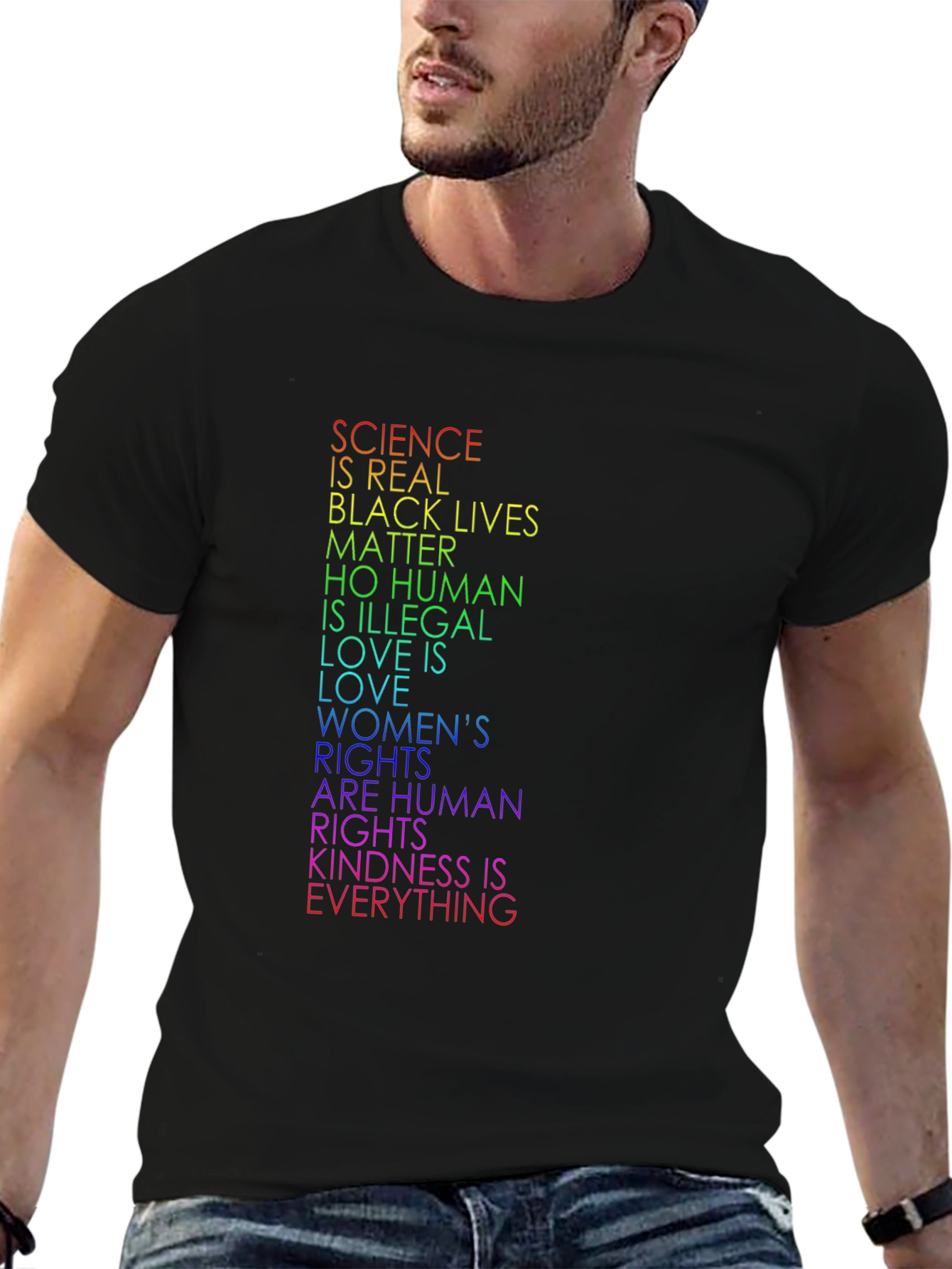 Equality T-Shirt: Science BLM Human Rights