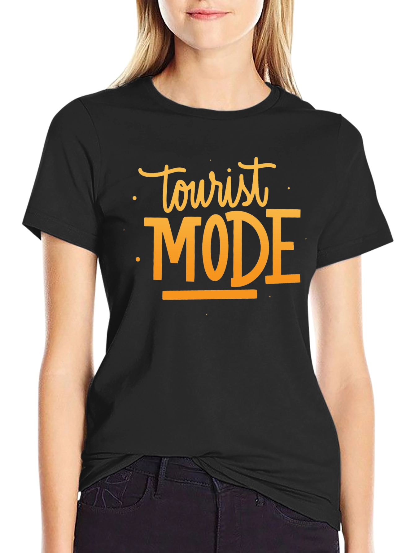 Tourist Mode Graphic Tee - Vacation Ready