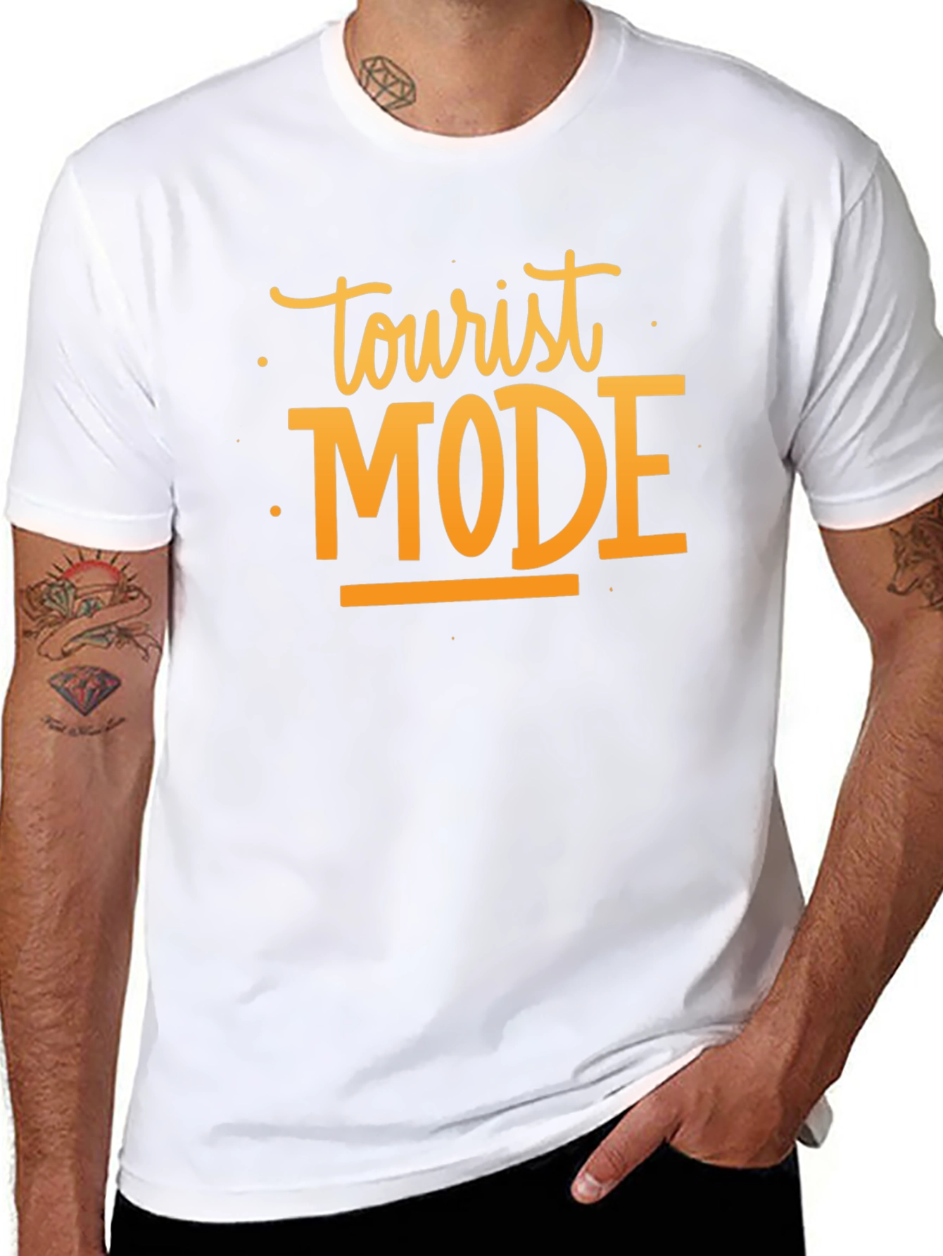 Tourist Mode Graphic Tee - Vacation Ready