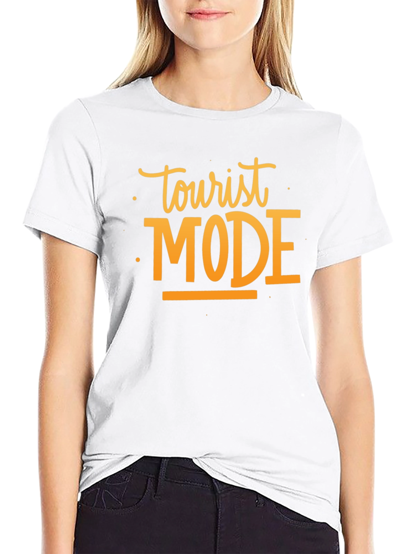 Tourist Mode Graphic Tee - Vacation Ready