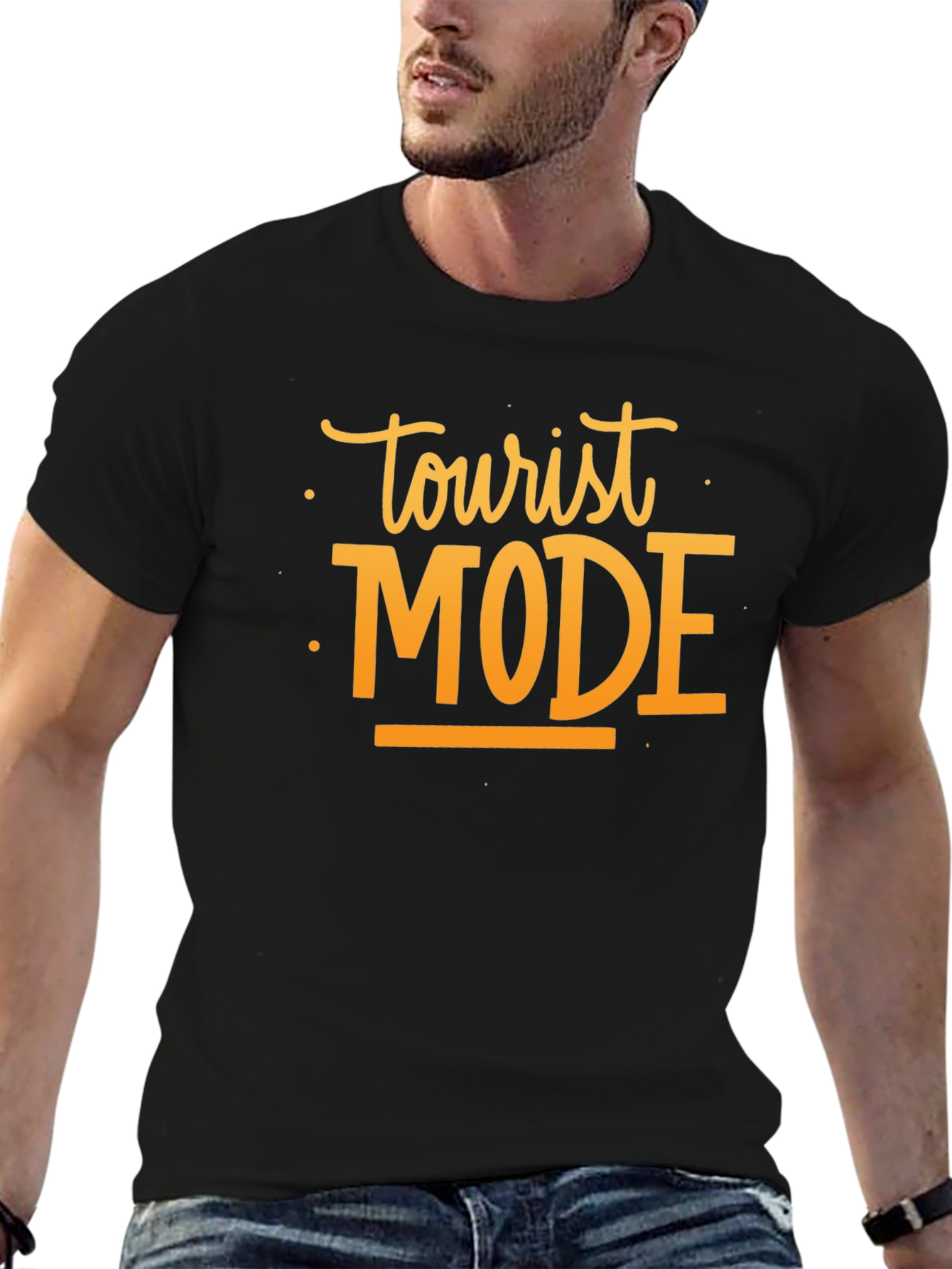 Tourist Mode Graphic Tee - Vacation Ready
