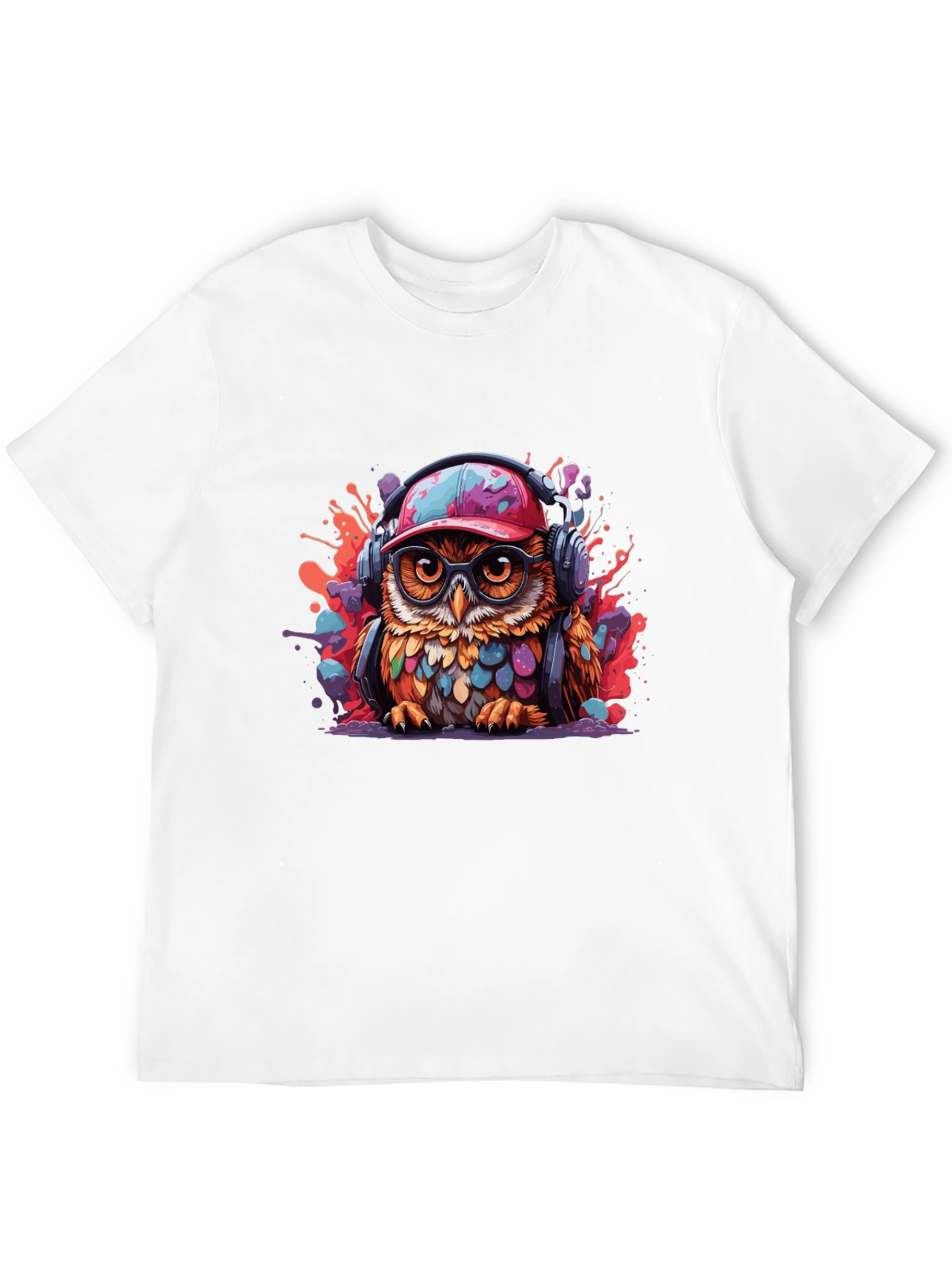 Cool Owl Graphic T-Shirt